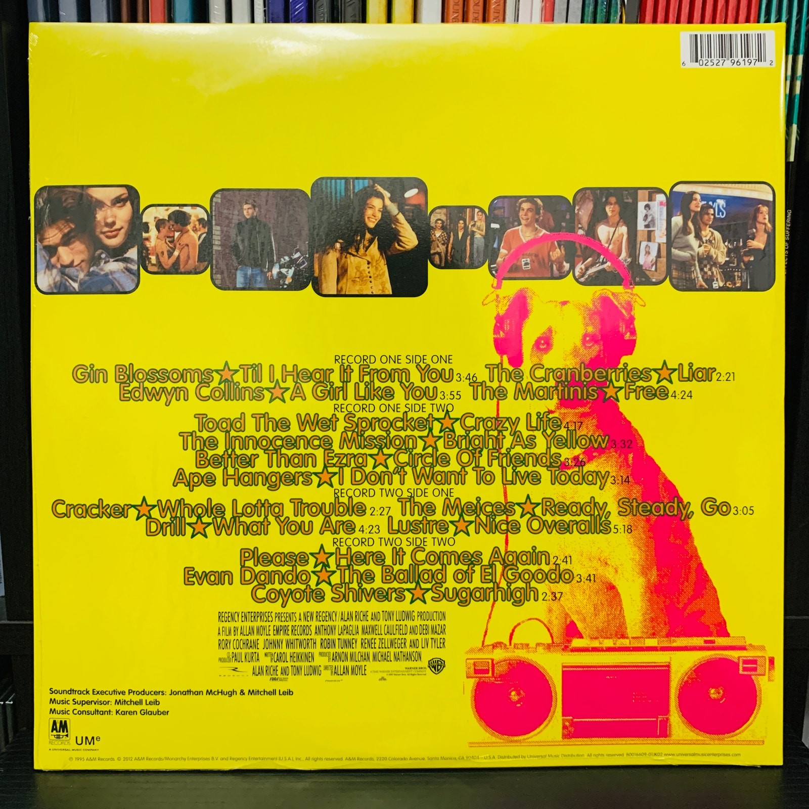 Empire Records – The Soundtrack Orange Vinyl 2xLP New Sealed