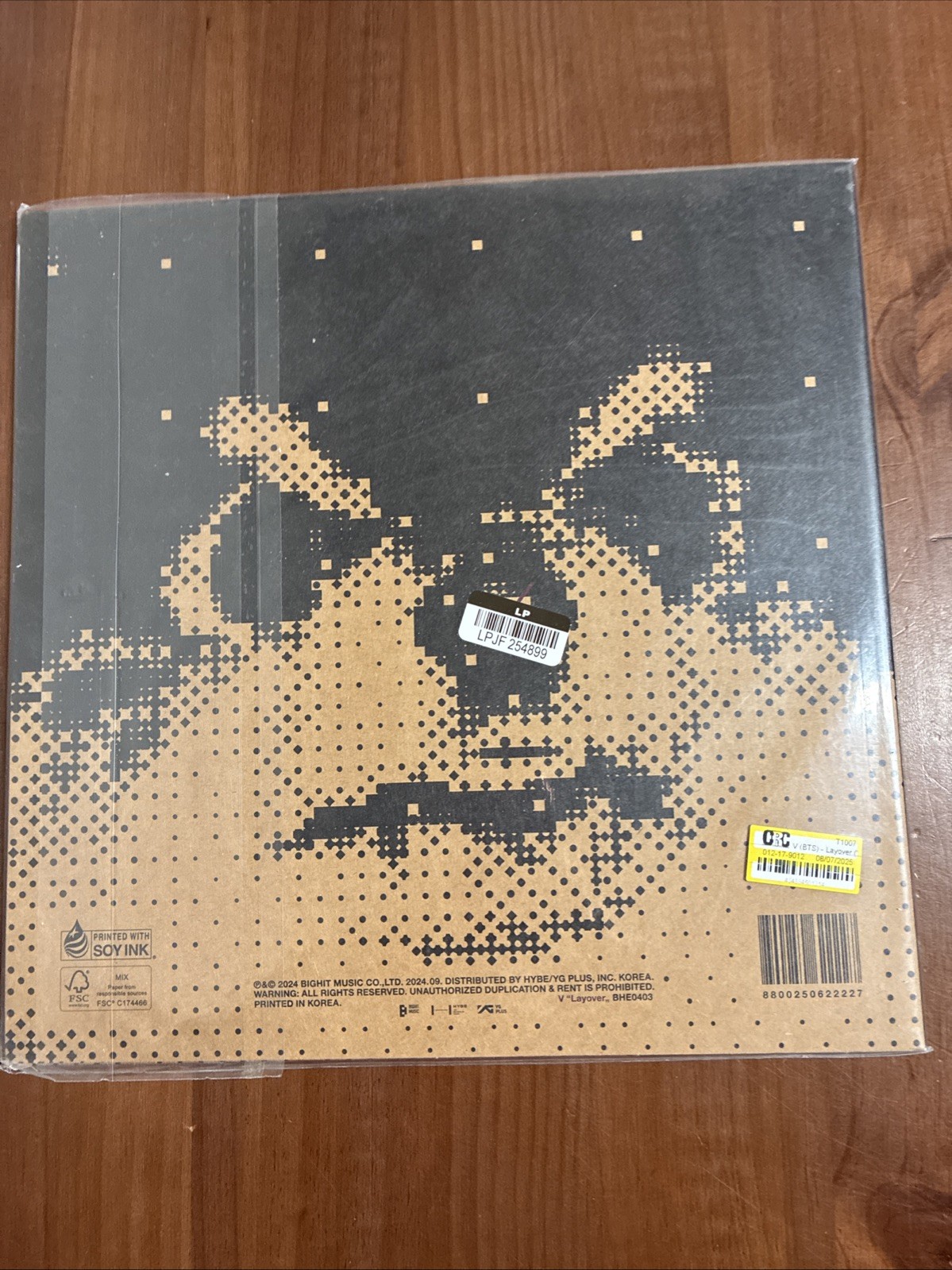 V ‘layover’ by V (Bts) (Record, 2024) LP VINYL NEW
