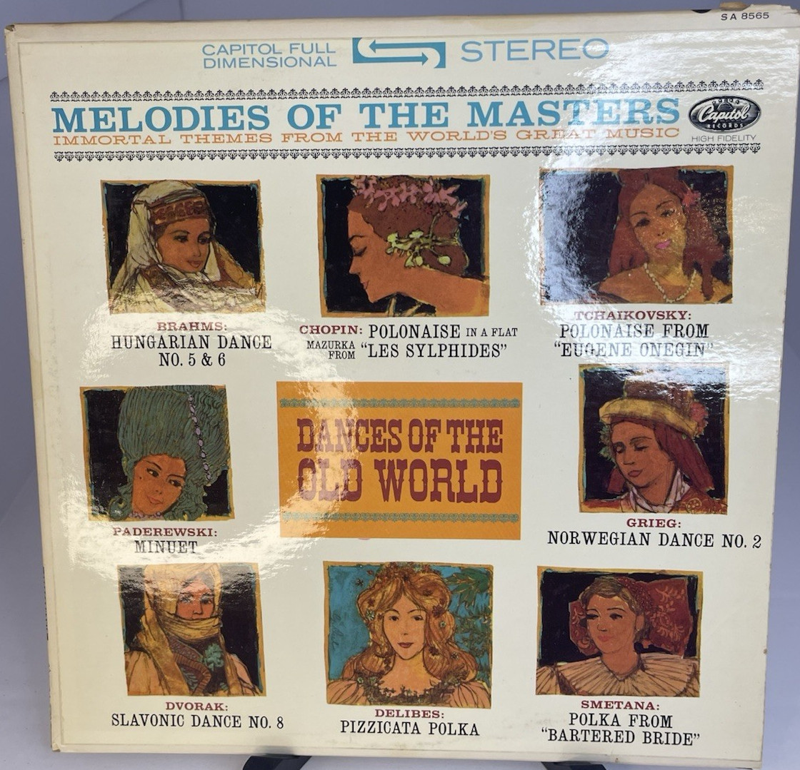 NG Melodies of the Masters Vol III Dances Old World Capitol SA 8565 Stereo LP