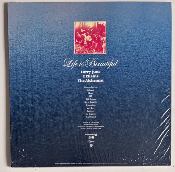 Larry June, 2 Chainz & Alchemist – Life Is Beautiful (LP, Album) (Mint (M)) – 39