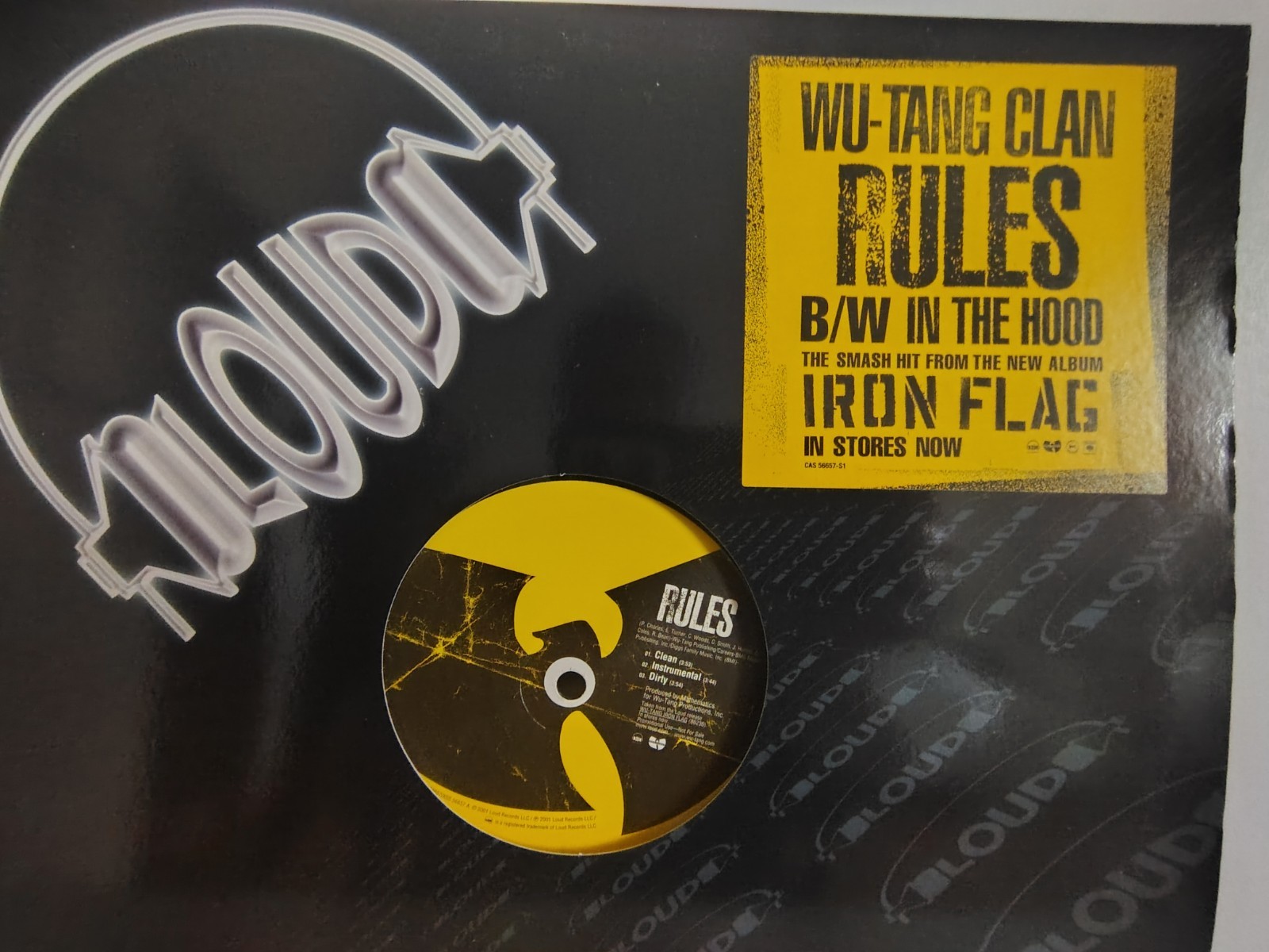 WU-TANG CLAN – “RULES – IN THE HOOD” / 6 TRACK MAXI! / LOUD RECORDS 2001