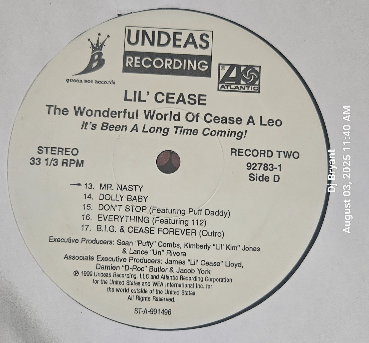 Lil’ Cease – The Wonderful World of Cease a Leo by Lil’ Cease a Leo (2 LP) 1999