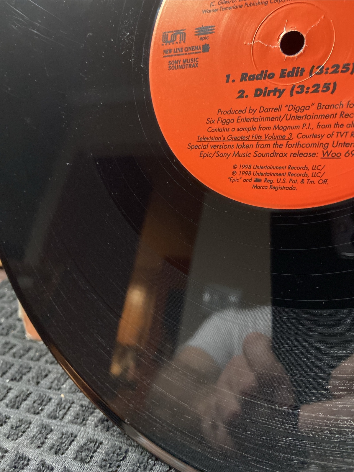 Cam’ron – 357 (12” Single), US 1998 VINYL/ WOO MOVIE / Shrink / EX