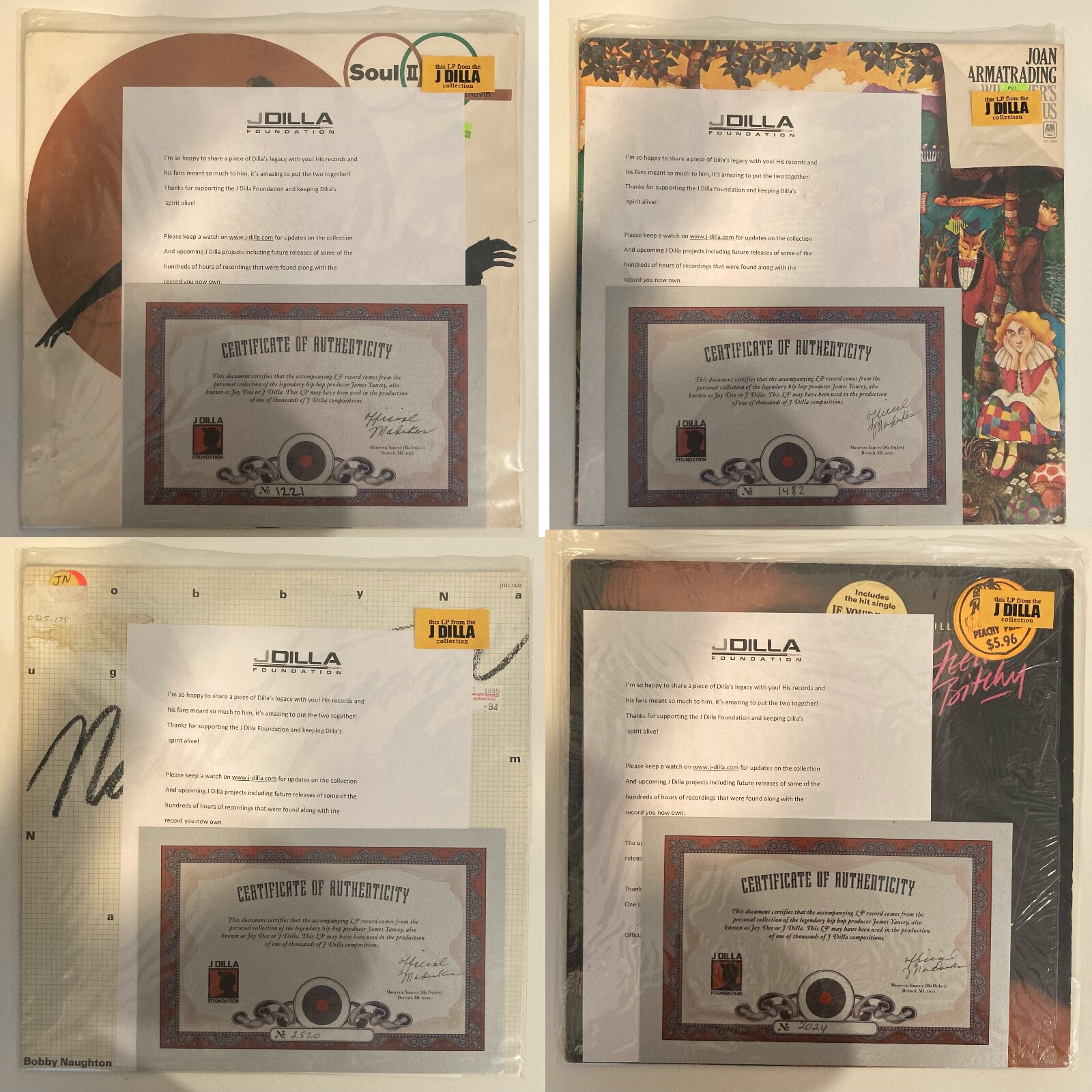1x LP from a lot of 50 – J Dilla Foundation / James Dewitt Yancey’s Collection