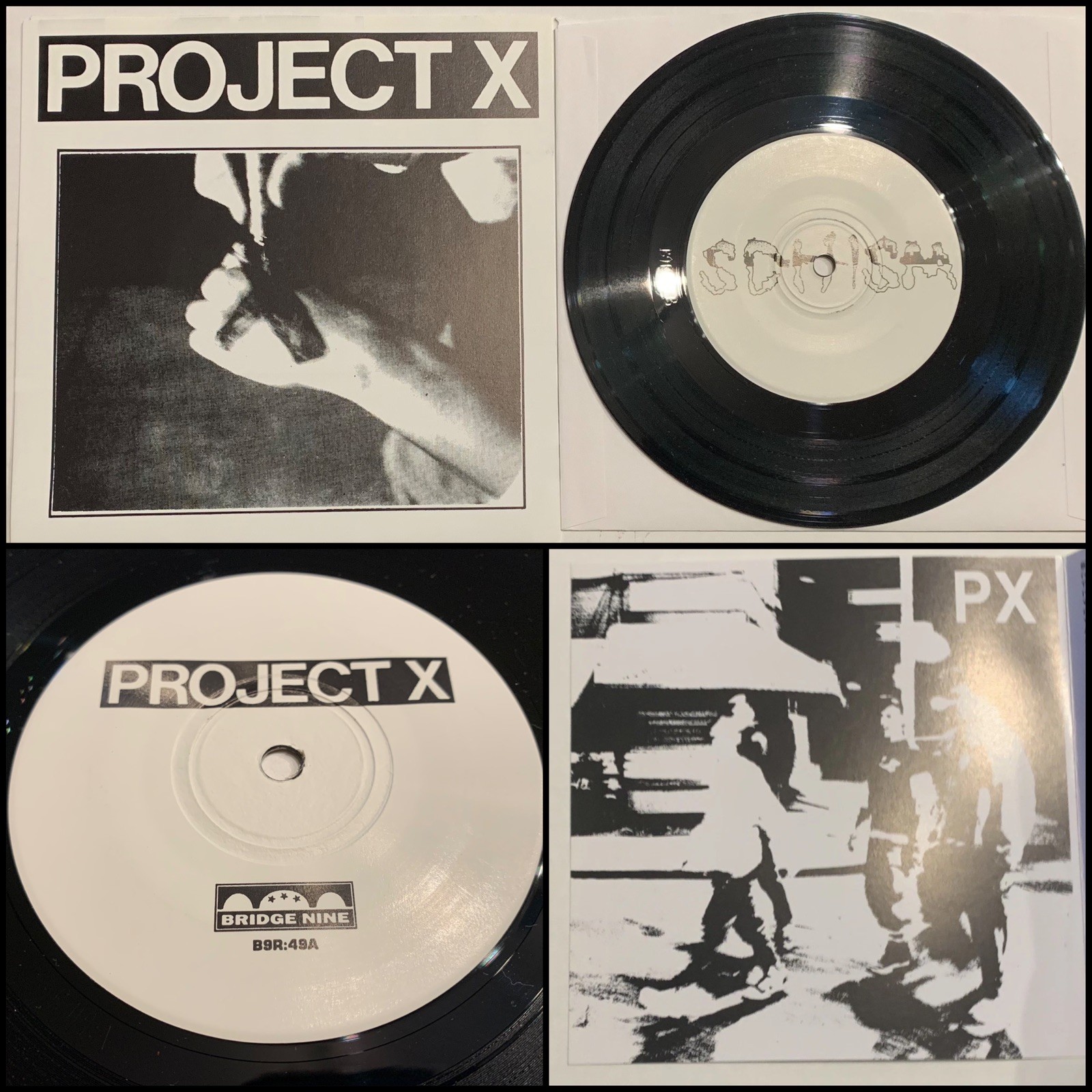 PROJECT X Straight Edge Revenge 7″ Vinyl-Youth Of Today Judge Bold Moondog CIV