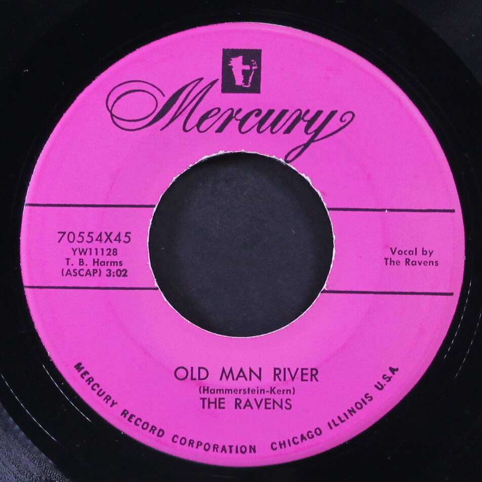 RAVENS: write me a letter / old man river MERCURY 7″ Single 45 RPM