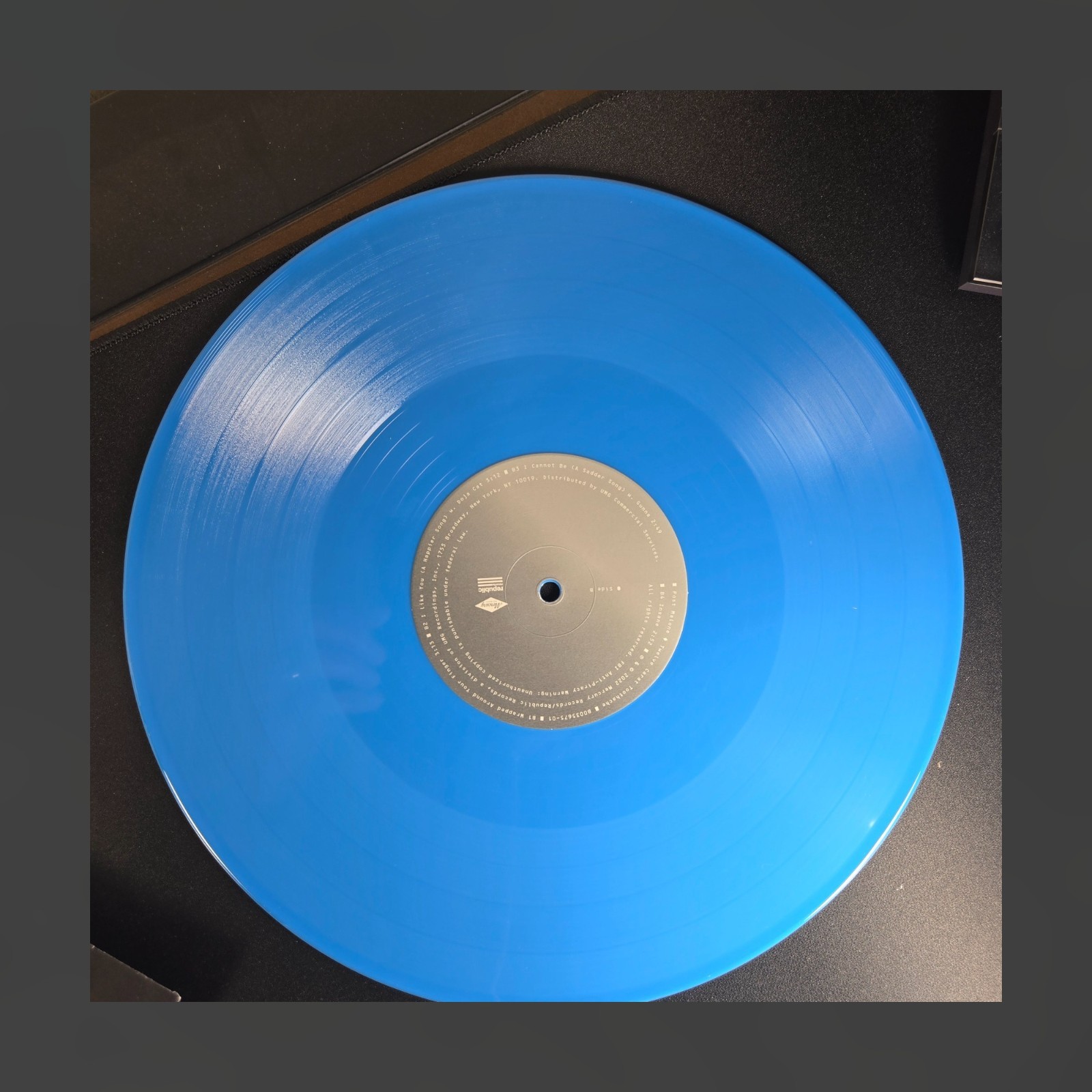 Post Malone Twelve Carat Toothache Walmart Exclusive Sky Blue Vinyl 2LP Gatefold