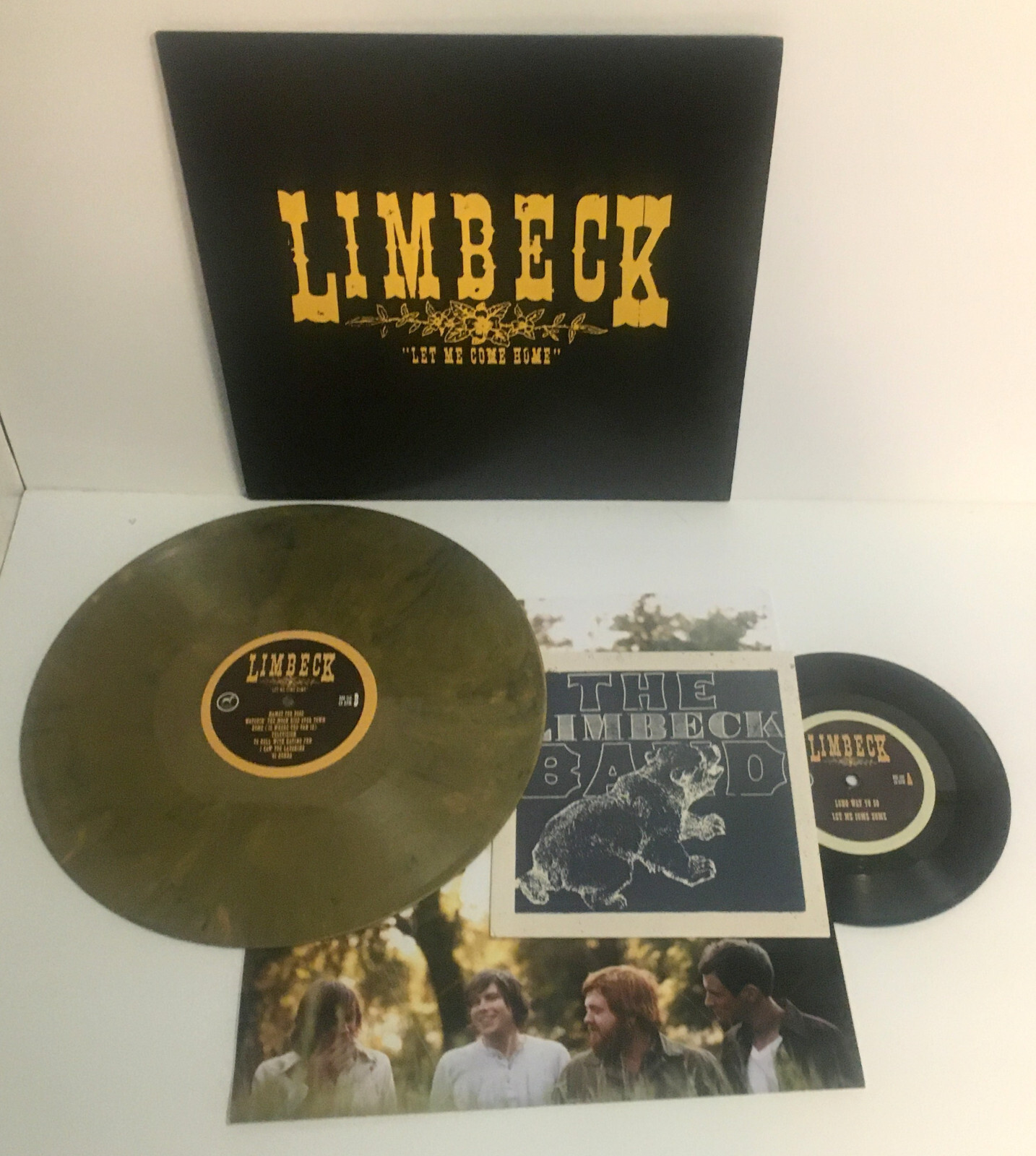 LIMBECK let me come home Lp GOLD MARBLE COLORED Vinyl with Bonus 7″ Record
