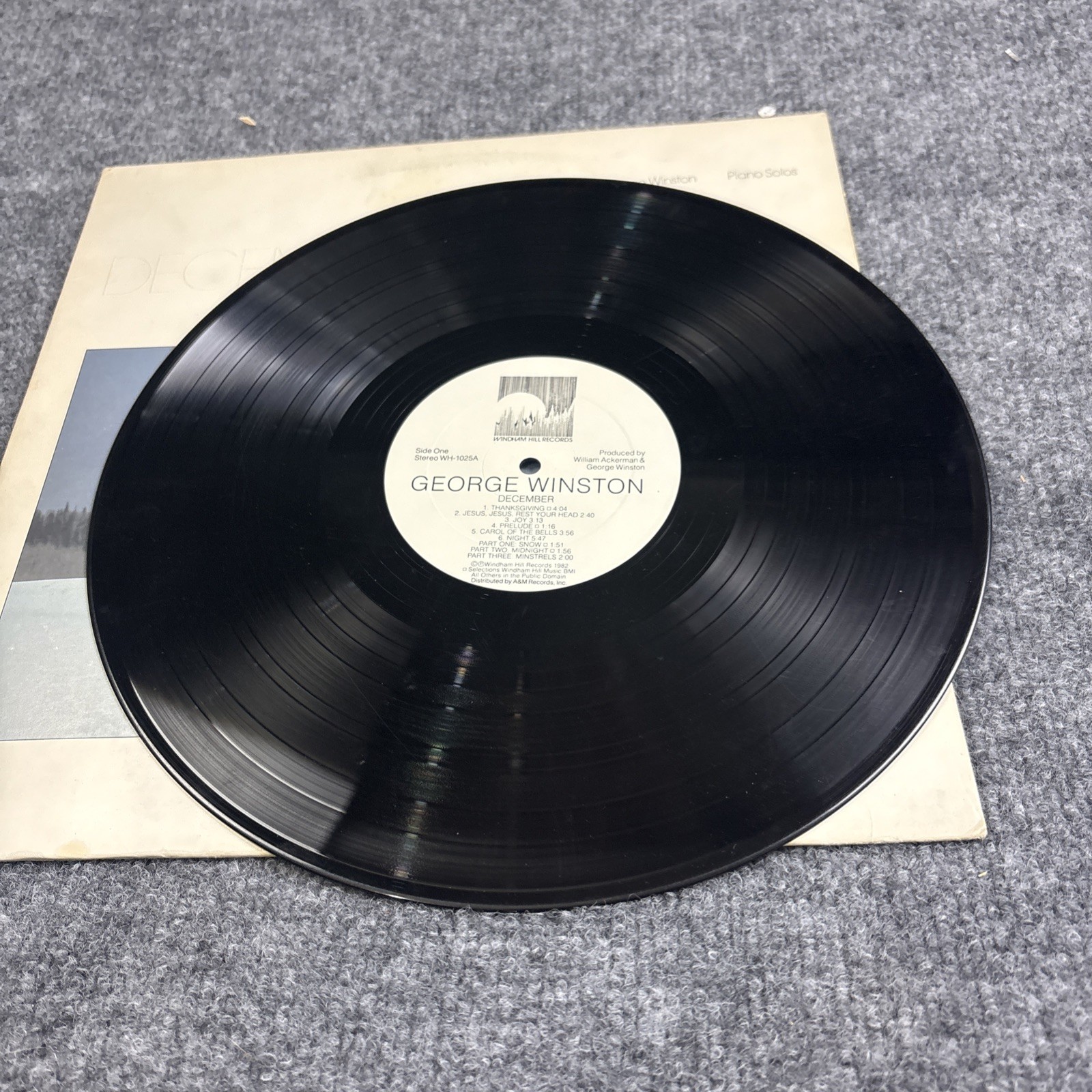 GEORGE WINSTON – Piano Solos. December. Windham Hill Records 1982. EX/VG