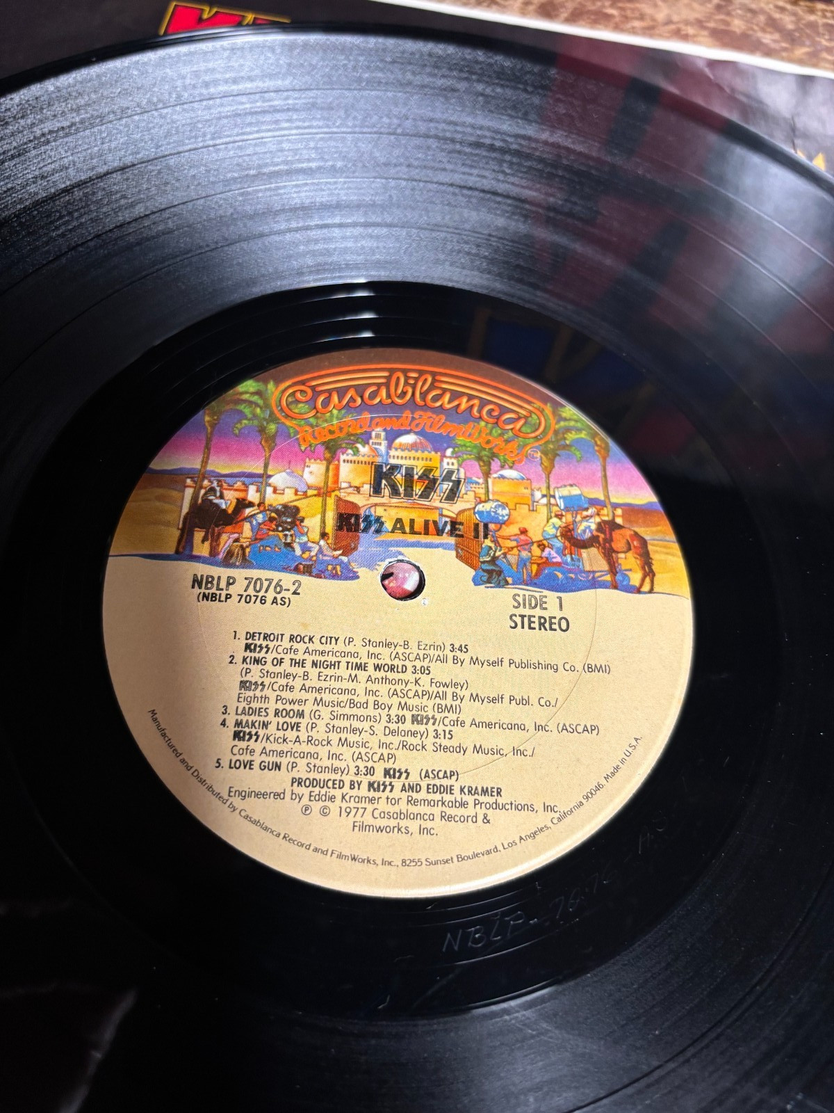 Kiss – Alive II – 2LP 1977 Casablanca, VG+/VG W/ Insert Tested