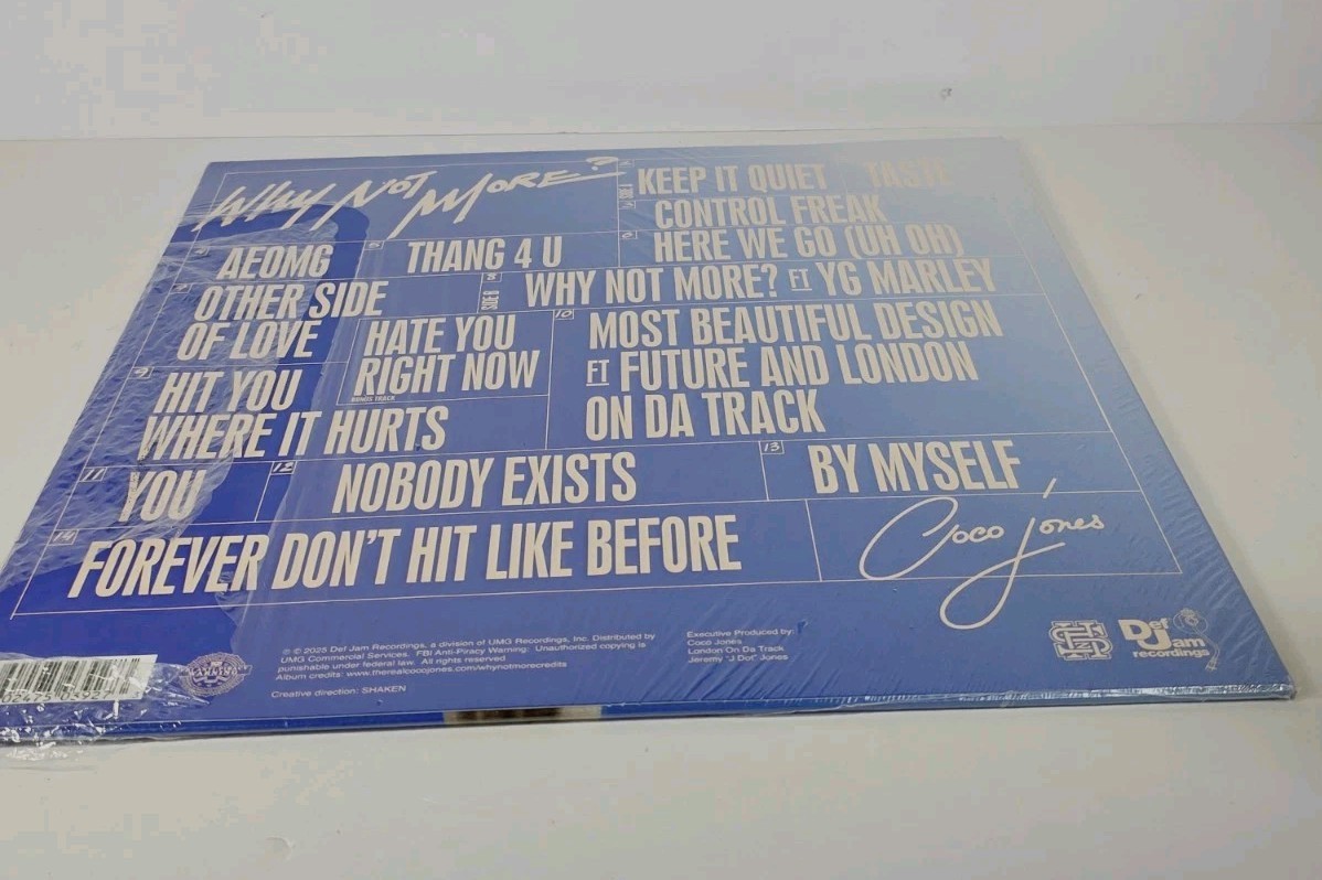 Coco Jones Why Not More Target Exclusive Light Blue Vinyl Bonus Song Sealed New