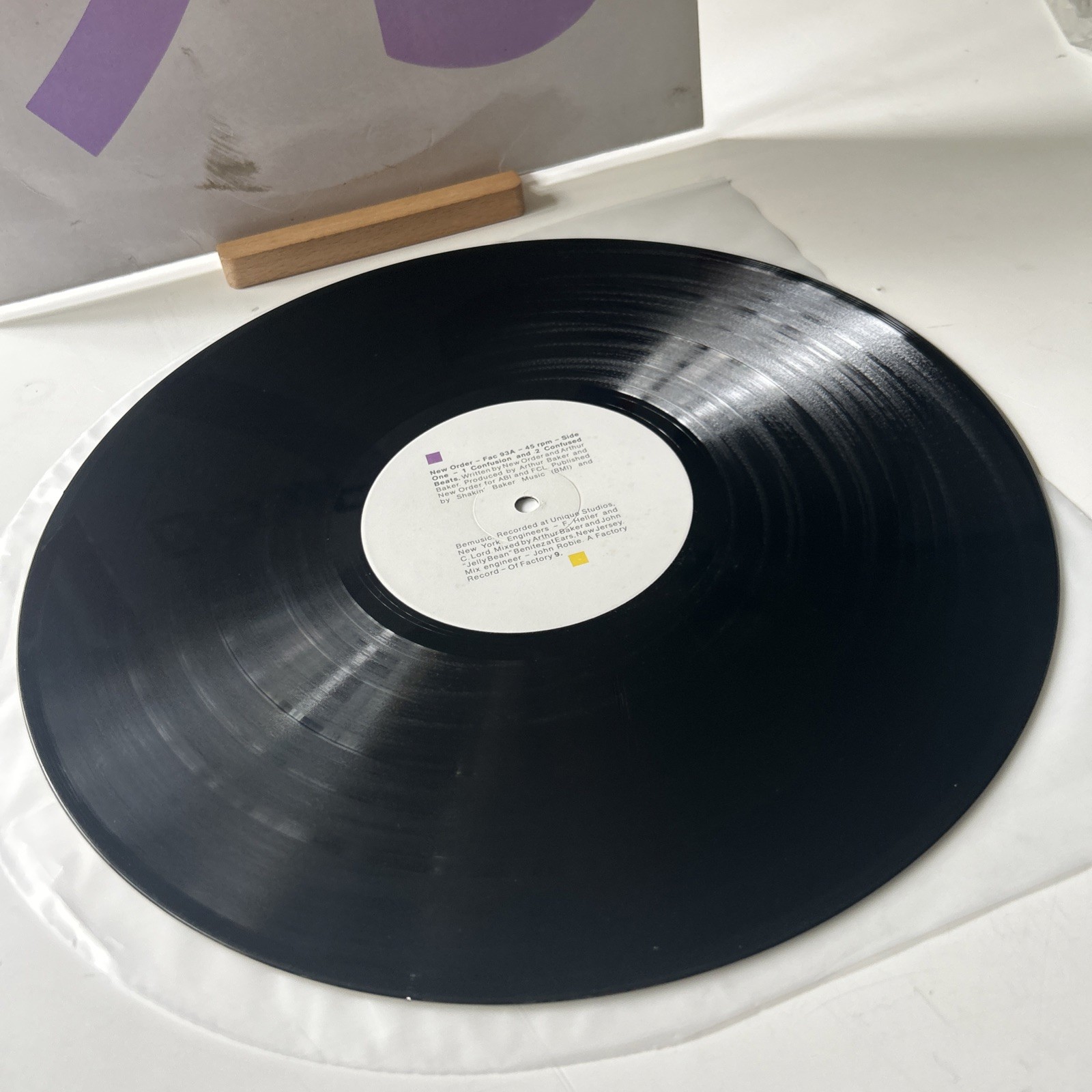 New Order – Confusion – UK FAC 93A – 12” Vinyl Record VG+ / VG Condition