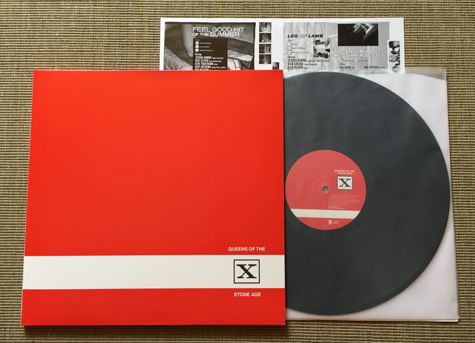 QUEENS OF THE STONE AGE RATED R (X) LP 2014 EU INTERSCOPE INSERT 180GM M-/EX+