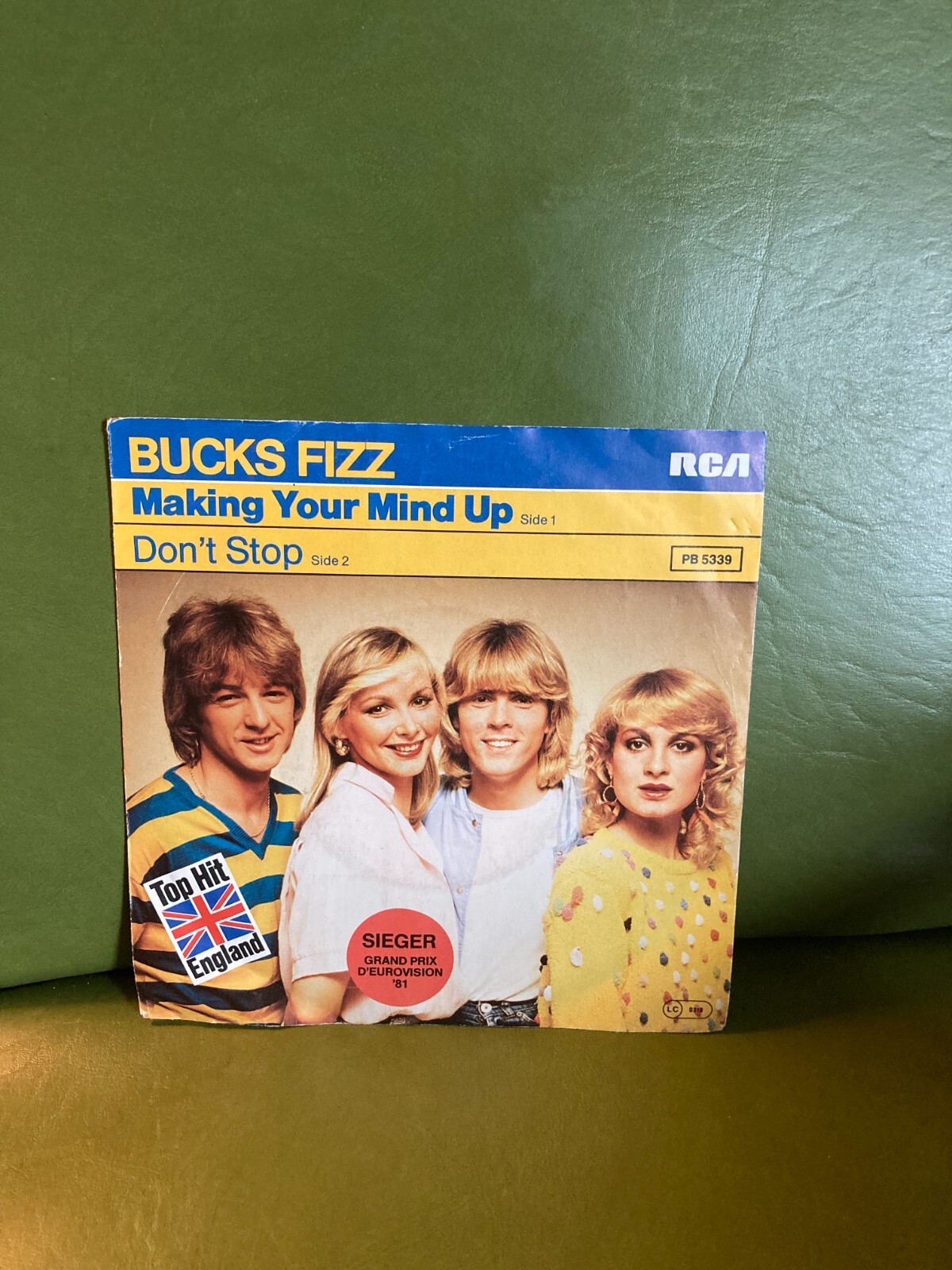 BUCKS FIZZ Making Your Mind Up 45 7″ Vinyl Single Record EUROPOP DISCO 1981 VG+