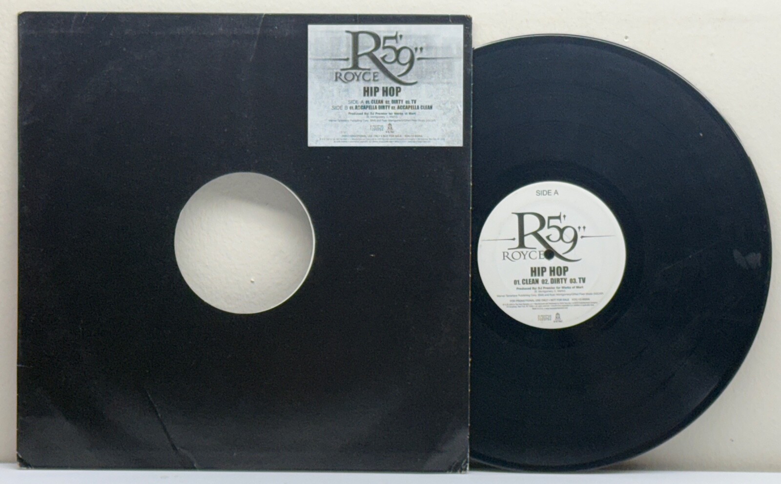 2003 R59 Royce “Hip Hop” PROMO Vinyl KOCH Records In The Paint Rap 12” LP READ