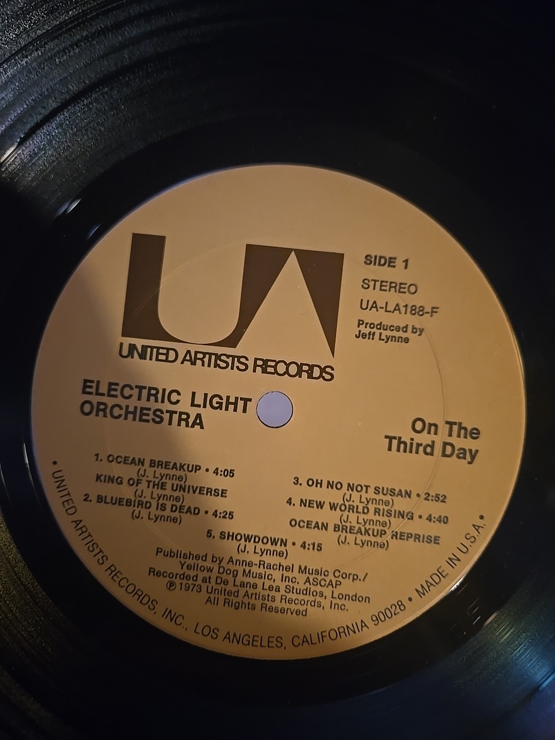 Electric Light Orchestra–On The Third Day(1973 UA-LA188-F/Vinyl, LP, Album, VG+