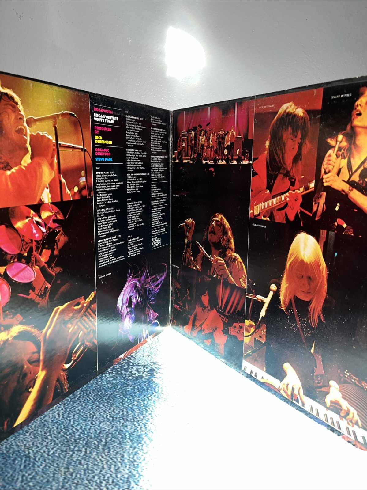 EDGAR WINTER’S WHITE TRASH – Roadwork (Epic KEG 31249, 1972) Misprint VG+