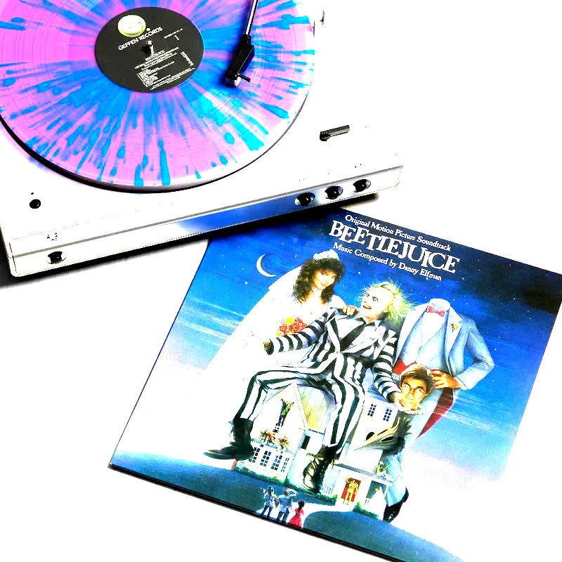 Beetlejuice Limited Edition Purple & Pink Splatter Vinyl Record Album SEALED