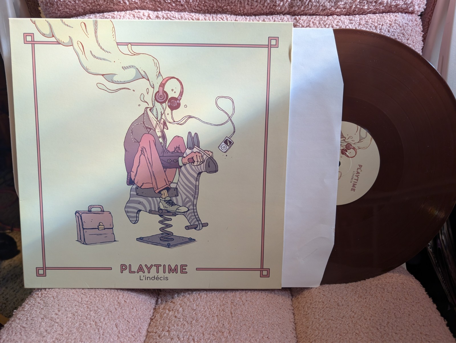 L’indécis Playtime Chillhop Brown Vinyl Numbered 37/500; 2018 Pressing Near Mint