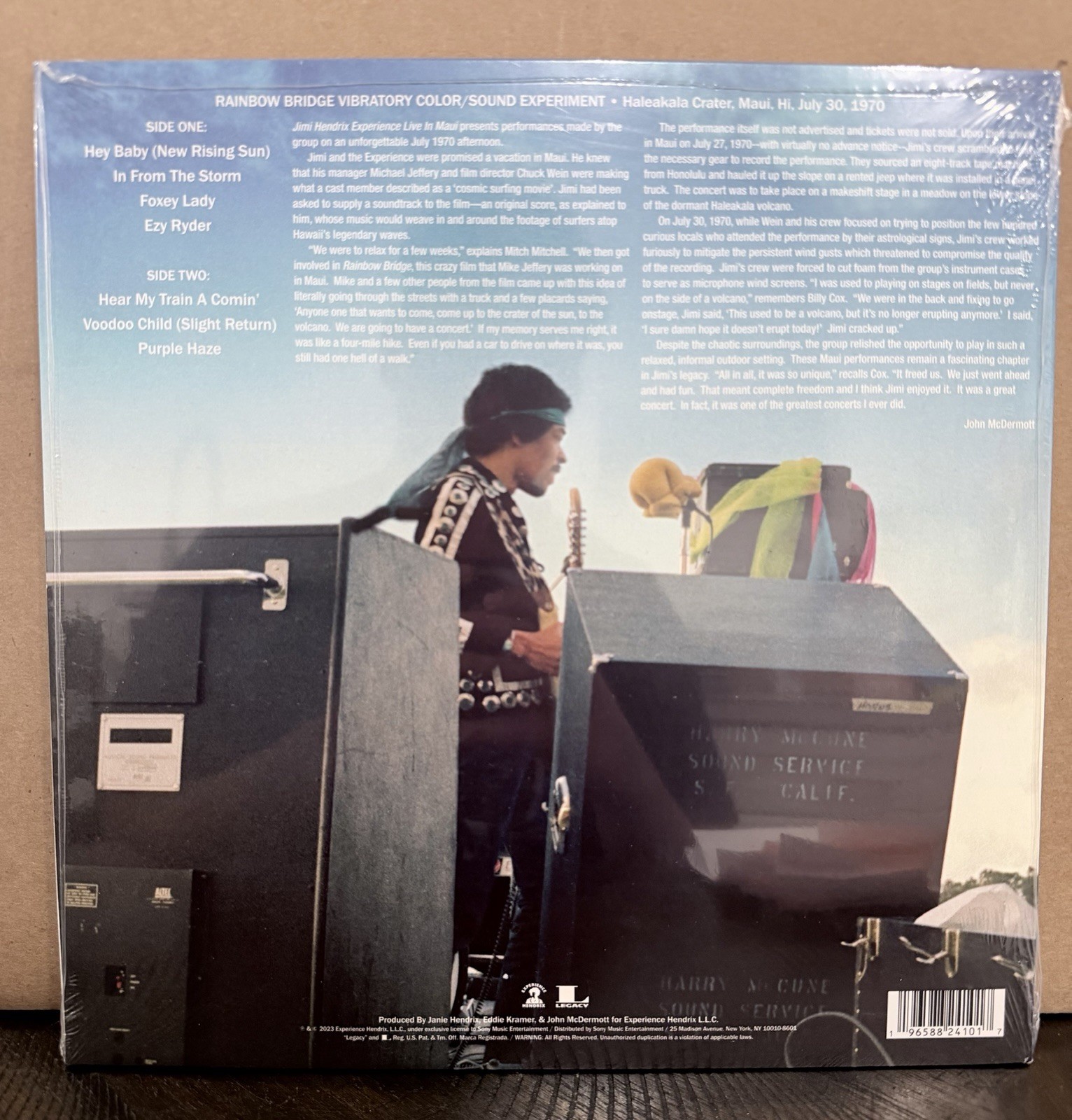JIMI HENDRIX Live In Maui Turquoise Vinyl Record Album LP Walmart Exclusive New