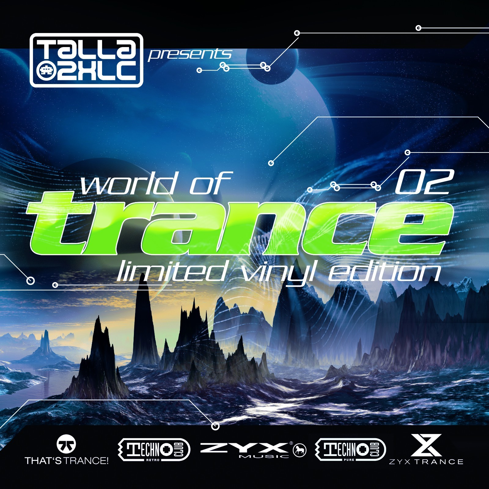 LP Word Of Trance Vol. 2 By Talla 2XLC – Limited Edition Coloured Vinyl Incl. CD