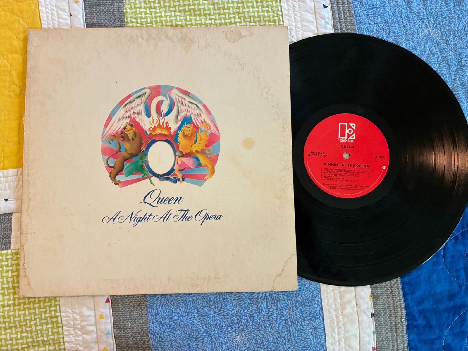Queen – A Night at the Opera (US First Pressing, Elektra, 1975)