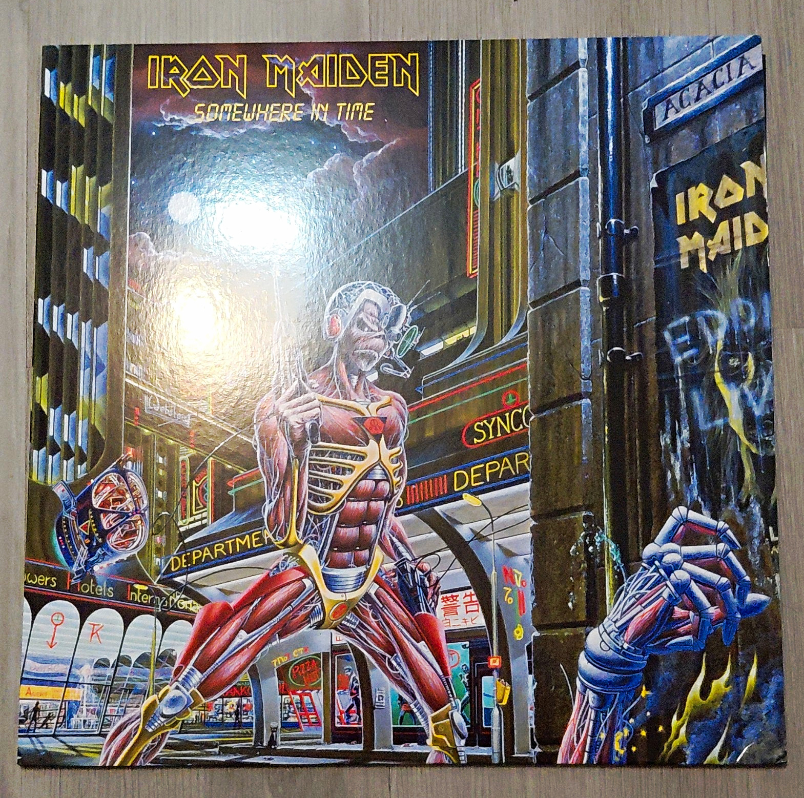 Iron Maiden Somewhere in Time LP 12″ Vinyl Rock