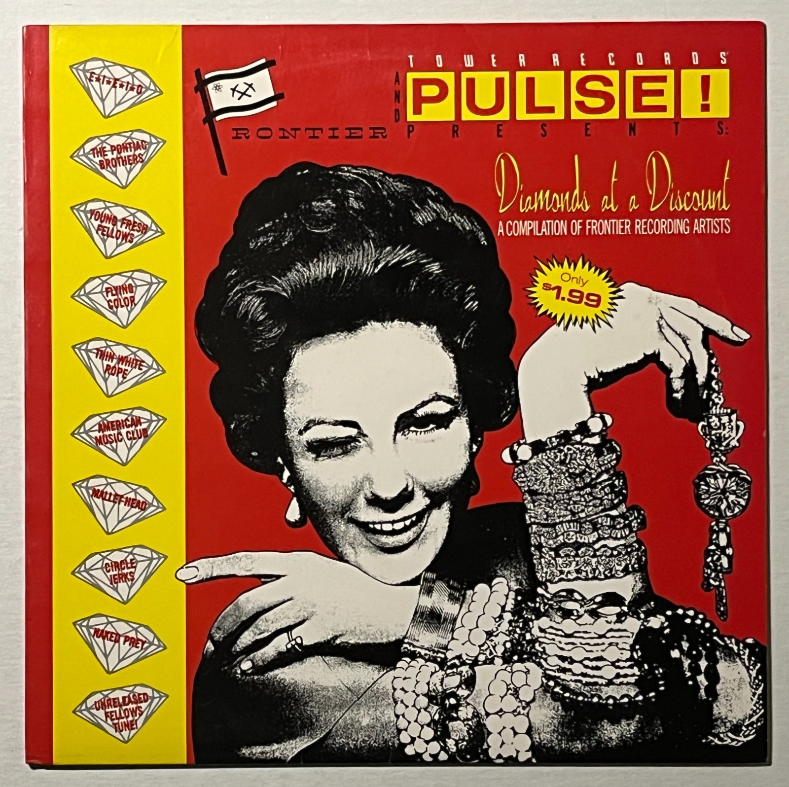 Tower/Pulse DIAMONDS AT A DISCOUNT Frontier Records Vinyl Comp 1988 CIRCLE JERKS