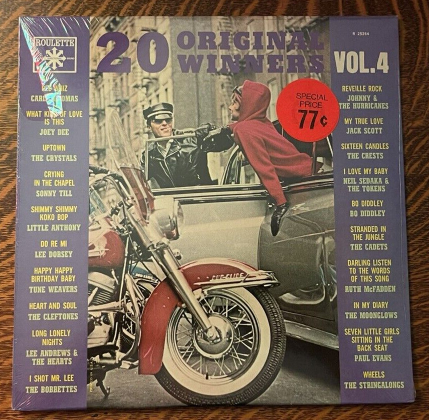 SEALED~VARIOUS ARTISTS~20 ORIG.ARTISTS~VOL.4~BO DIDLEY~CRYSTALS~CRESTS~MOONGLOWS