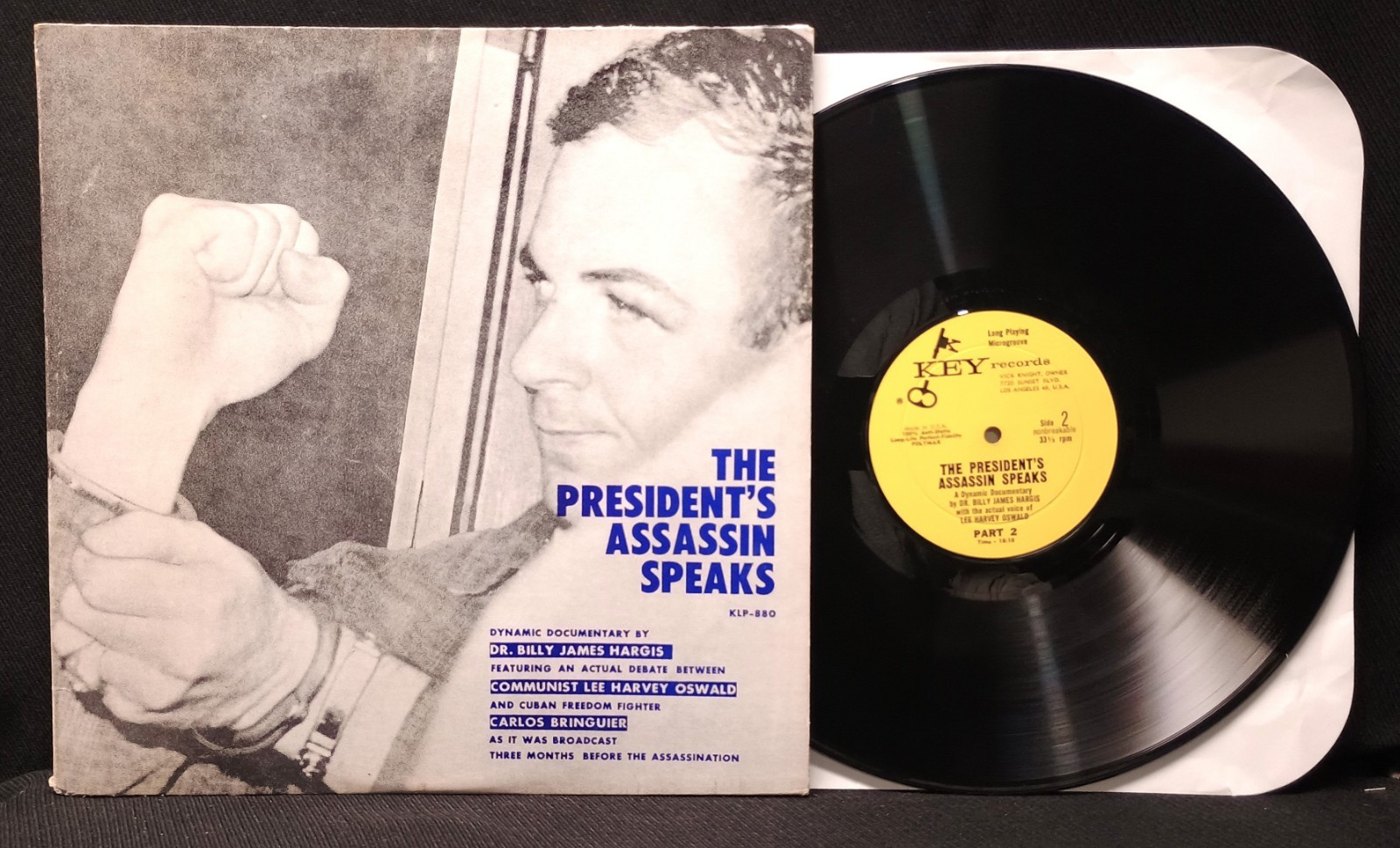 HTF spoken word lp LEE HARVEY OSWALD President’s Assassin Speaks JFK Kennedy ’63