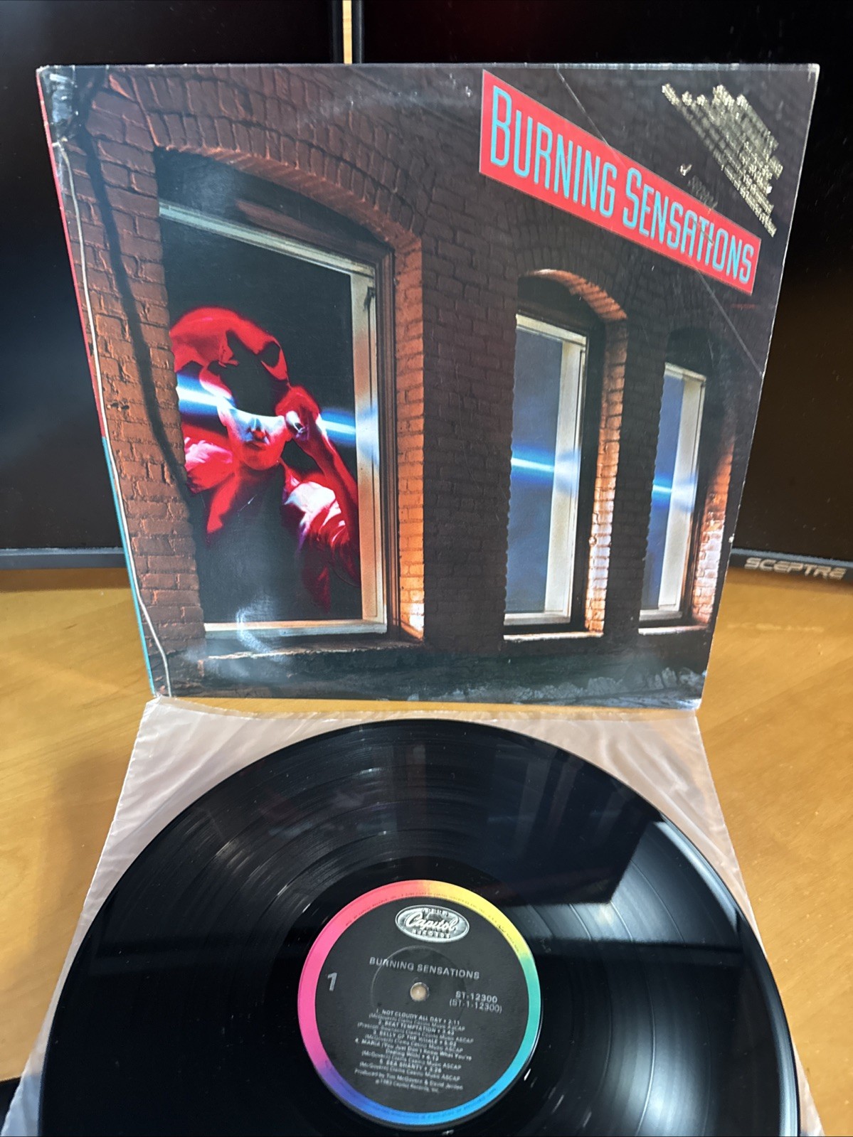 Burning Sensations (Self-Titled) 1984 Mini-LP, Capitol Records DLP-15009 B3 EX