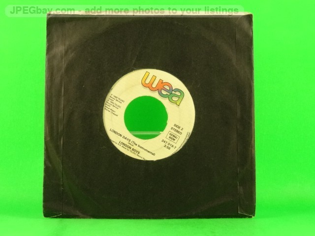 LONDON BOYS LONDON NIGHTS (150) 2 Track 7″ Single including Plain Paper Sleeve W