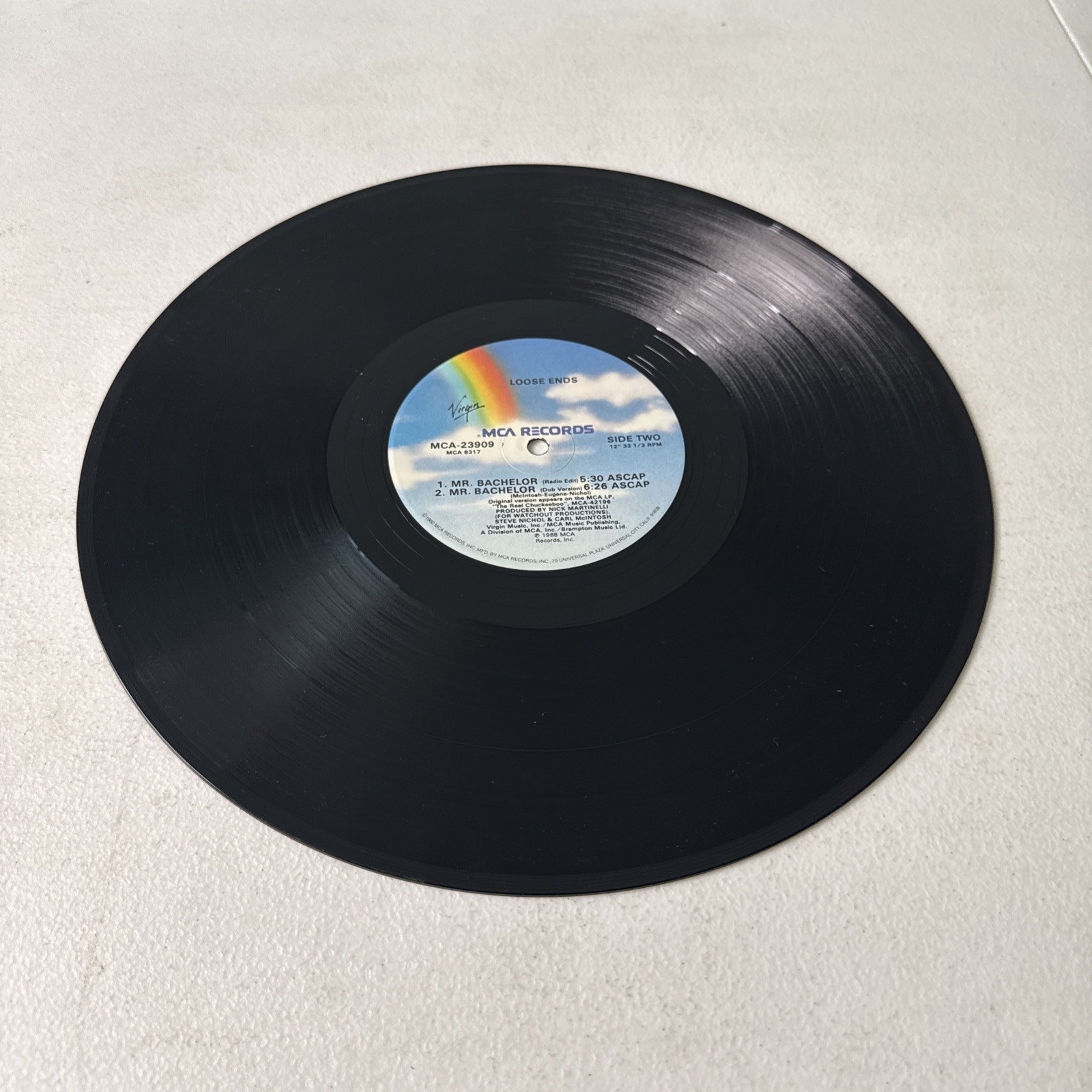 Loose Ends – Mr. Bachelor | Vinyl | 1988 | MCA-23909 | VG+