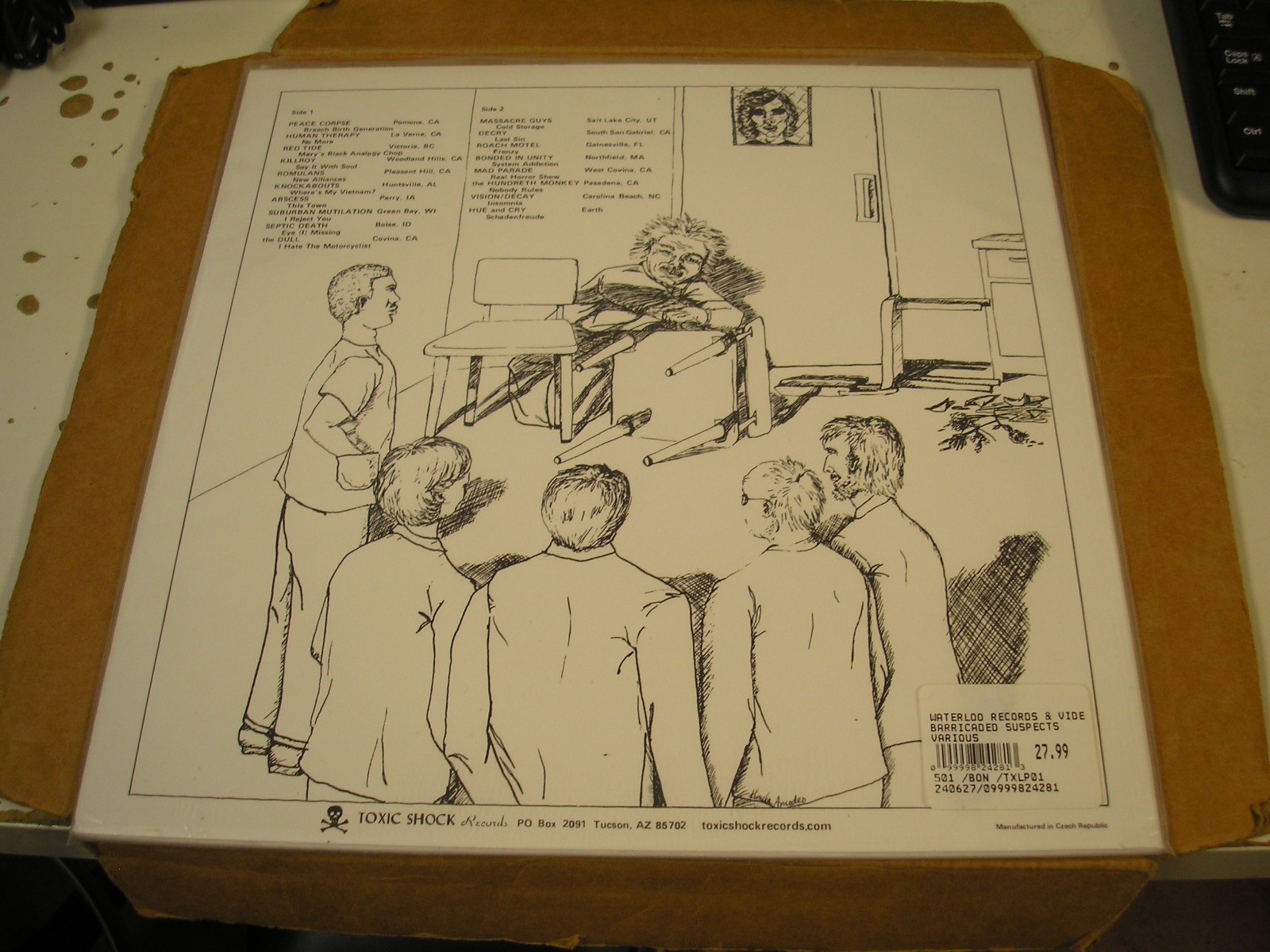 v/a – Barricaded Suspects compilation LP new Toxic Shock reissue punk hardcore