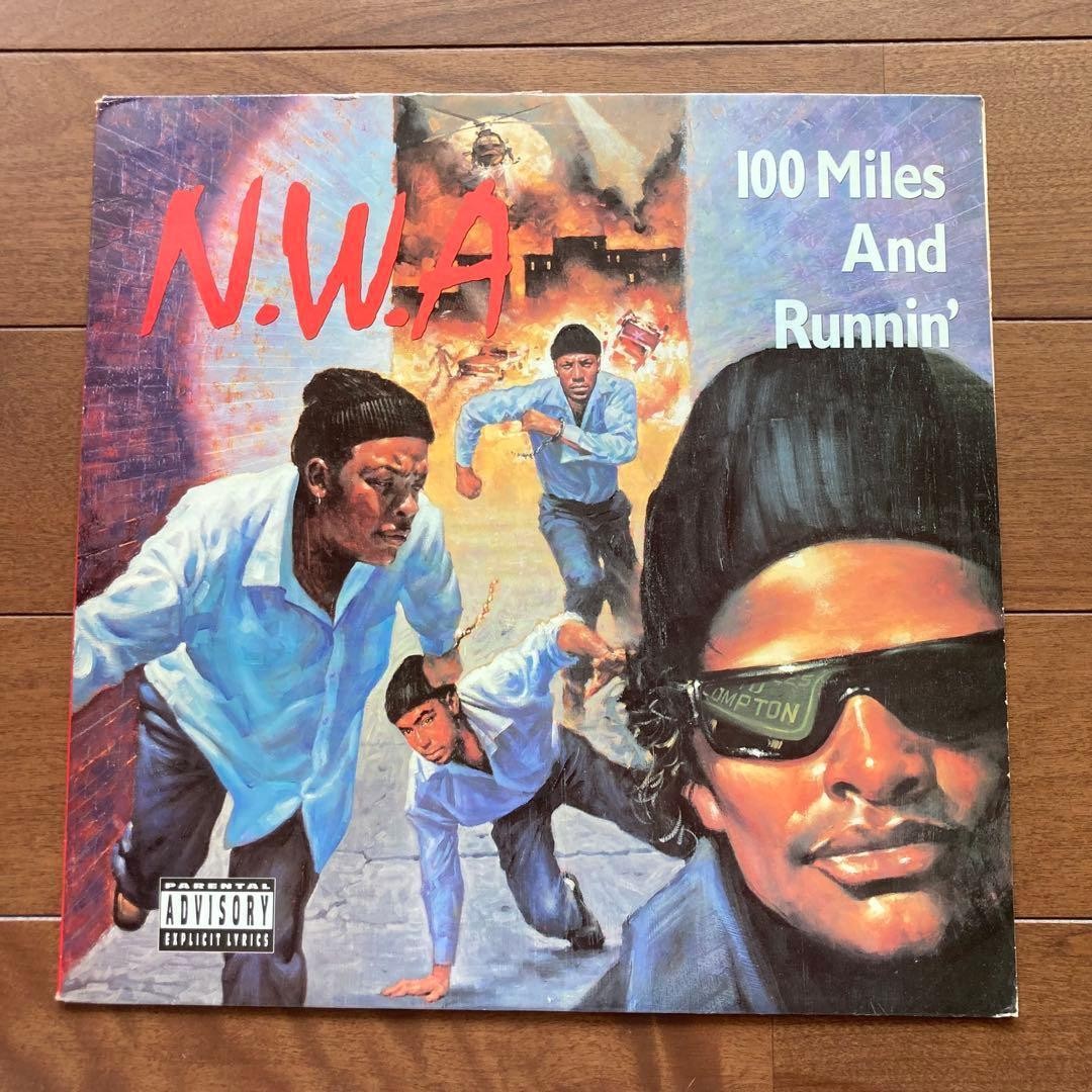 N.W.A 100 Miles And Runnin’ Vinyl Record Hip Hop Rap Used Condition