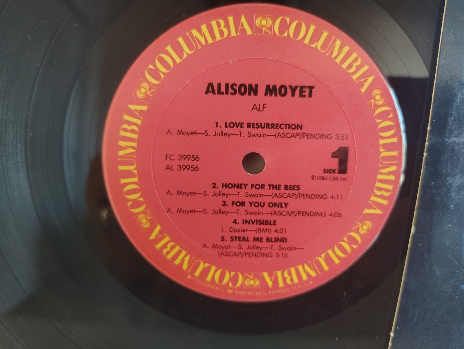 ALISON MOYET – “ALF” / YAZ / COLUMBIA RECORDS 1984