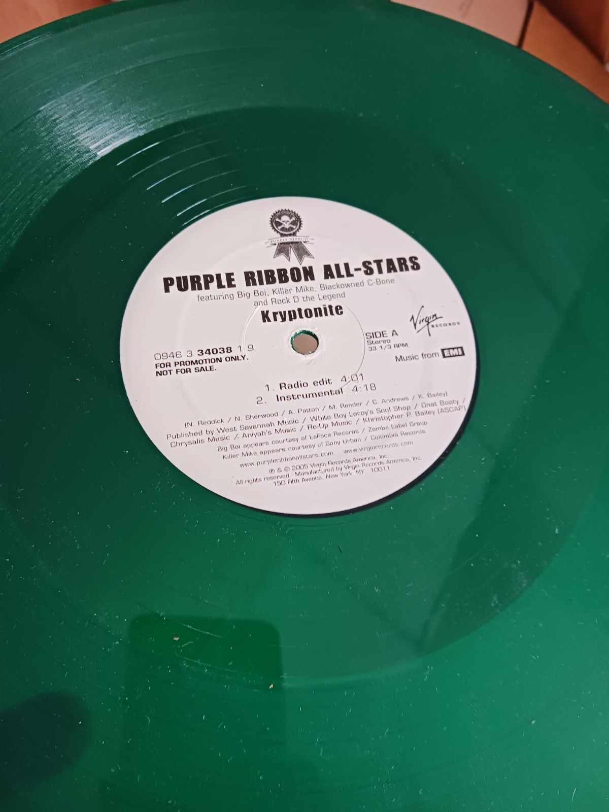 KRYPTONITE VINYL OUTKAST DAVID BANNER KILLER MIKE LUDACRIS 2 CHAINZ GOODIE MOB