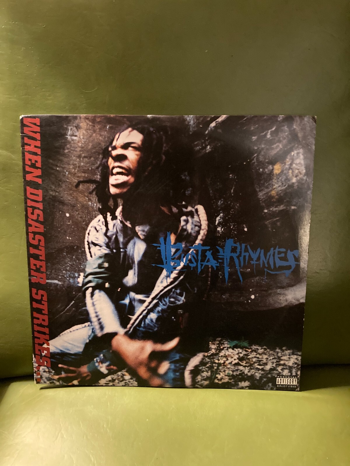 Busta Rhymes – When Disaster Strikes 2LP Vinyl 1997 Original Elektra VG+