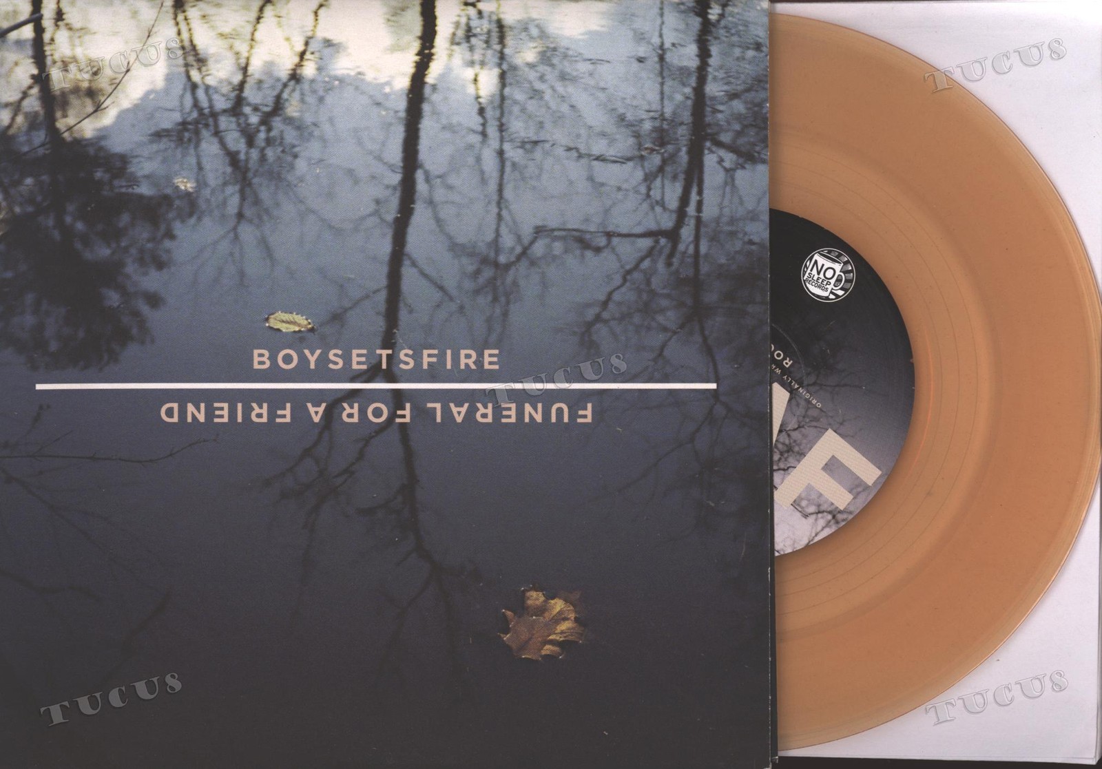 Funeral For A Friend / Boysetsfire – Boysetsfire 7″ 2014 Gold clear Vinyl ‘*