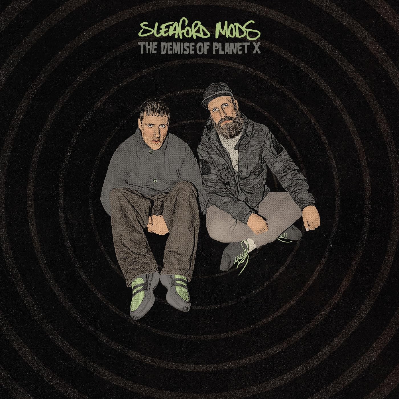 Sleaford Mods The Demise of Planet X INDIE EXCLUSIVE, NEON GREEN BLACK MARBLE