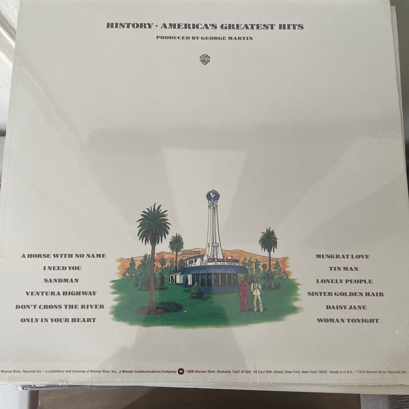 America History – Greatest Hits Vinyl LP 1975 OG Warner Bros. w/ Sticker SEALED!