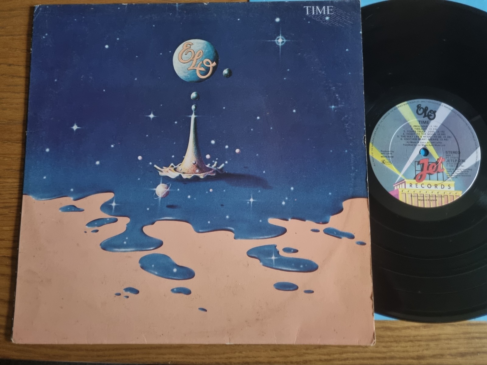 ELO – Time 1981 LP Jet Records – JETLP 236 Pop Rock