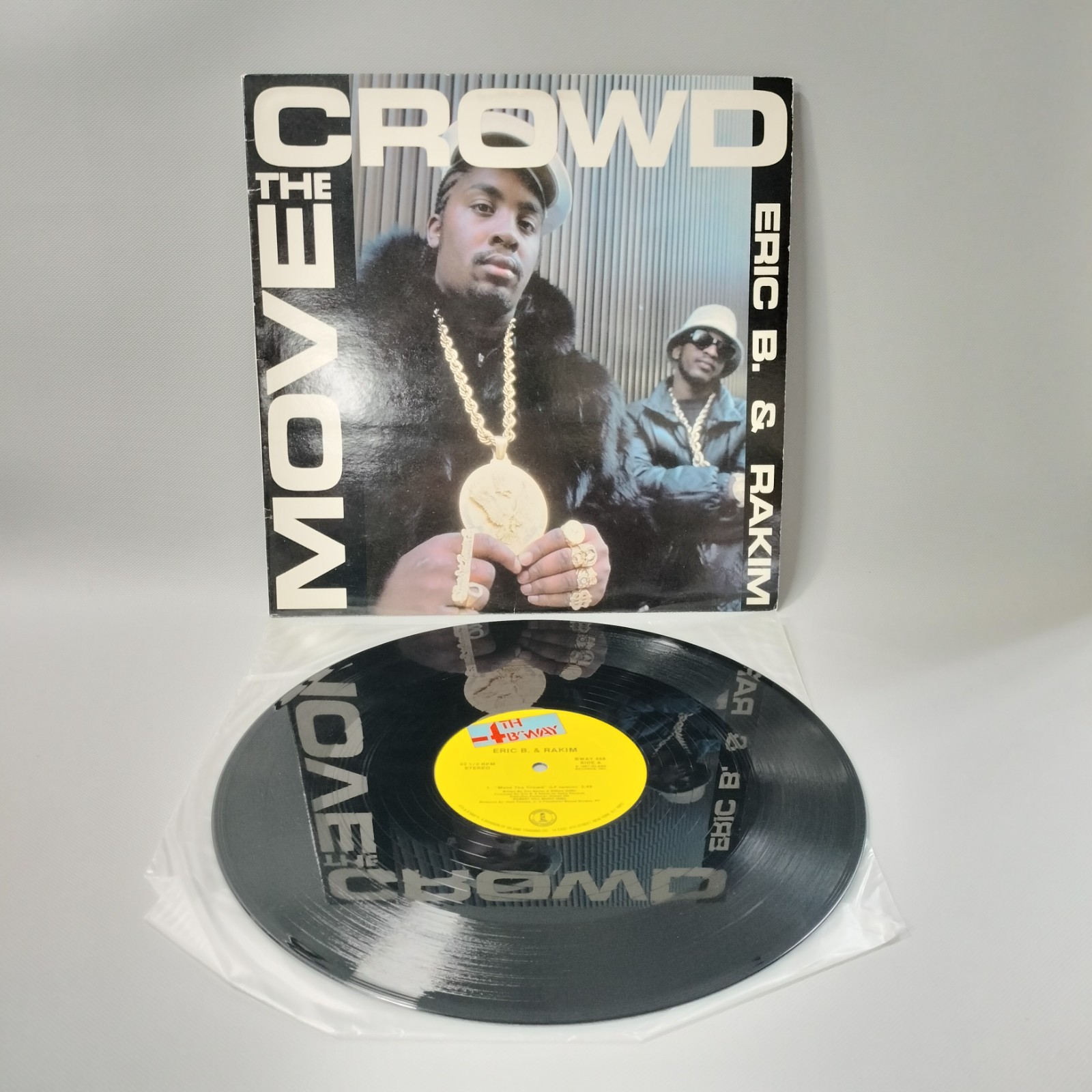 Eric B & Rakim Move The Crowd Paid In Full Vinyl LP 1987 BWAY