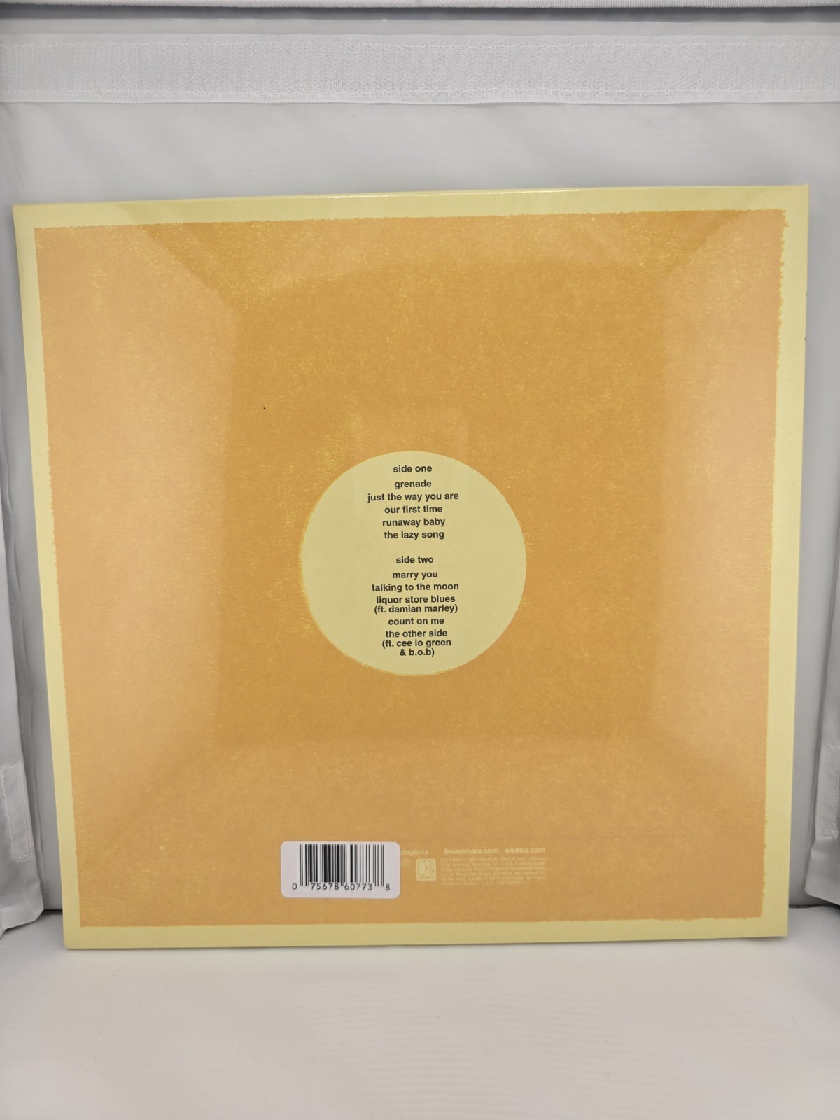 Bruno Mars 2020 Yellow Vinyl LP Record NEW – Doo-Wops & Hooligans sealed
