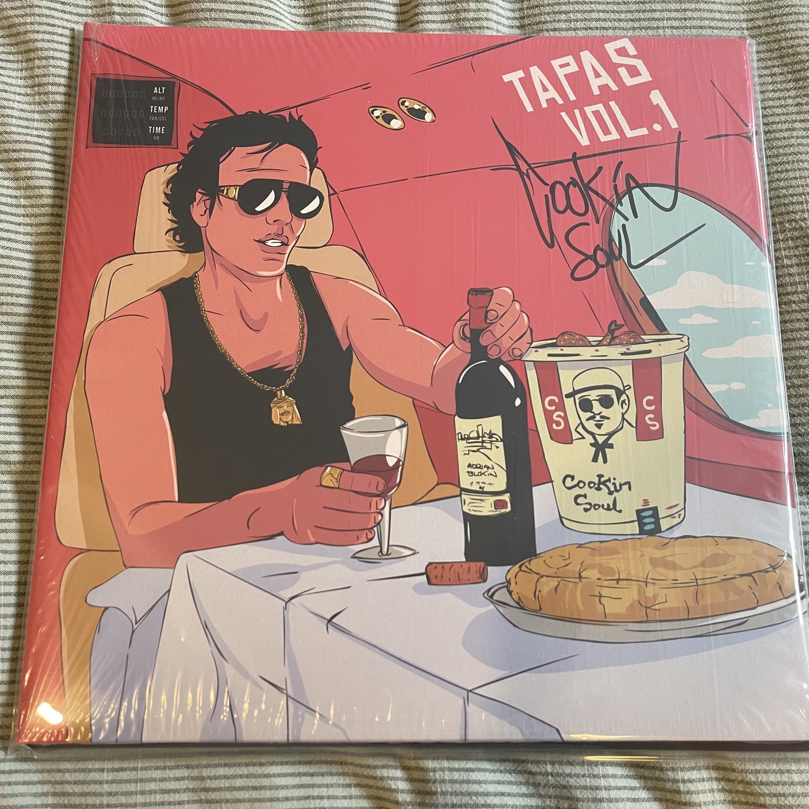 SIGNED Cookin’ Soul ‎– Tapas Vol. 1 & Vol. 2 2xLP NEW LIMITED NUMBERED xxx/500