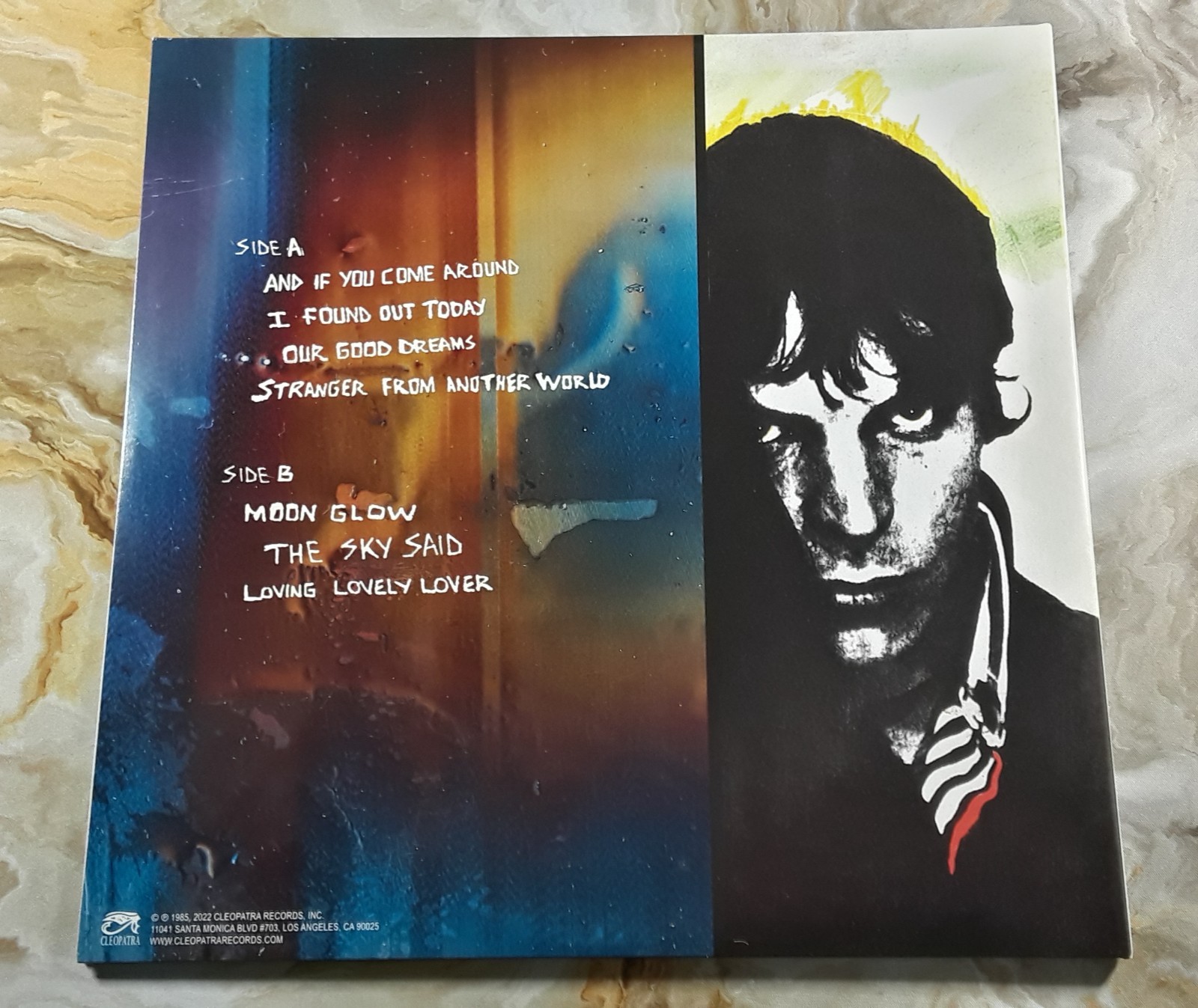 CHROME ANOTHER WORLD BLUE/BLACK SPLATTER VINYL GATEFOLD 2022 EX/NM-