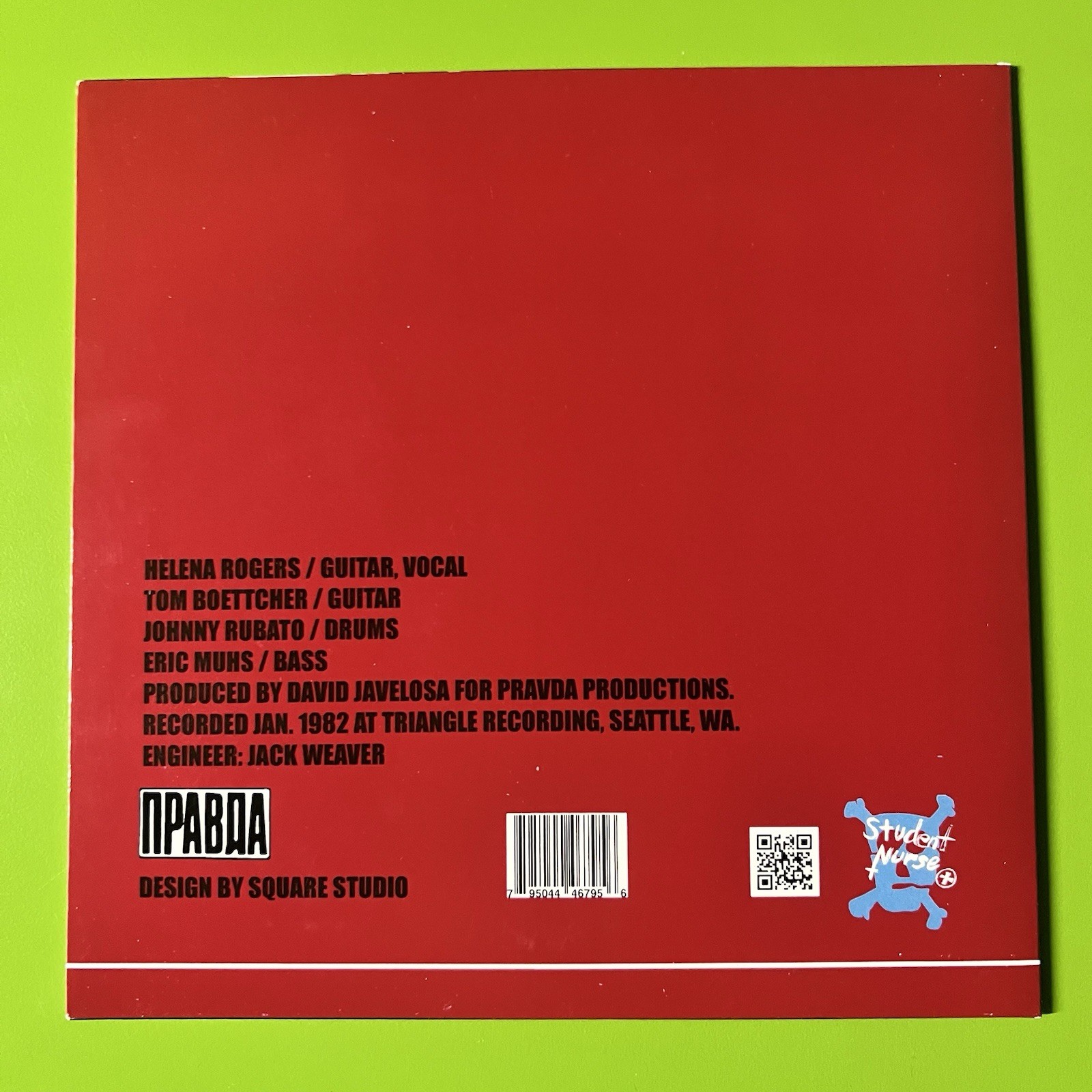 Student Nurse ‎– Recht Op Staan / Electronic Pop Smash 7” Vinyl Synth New Wave x