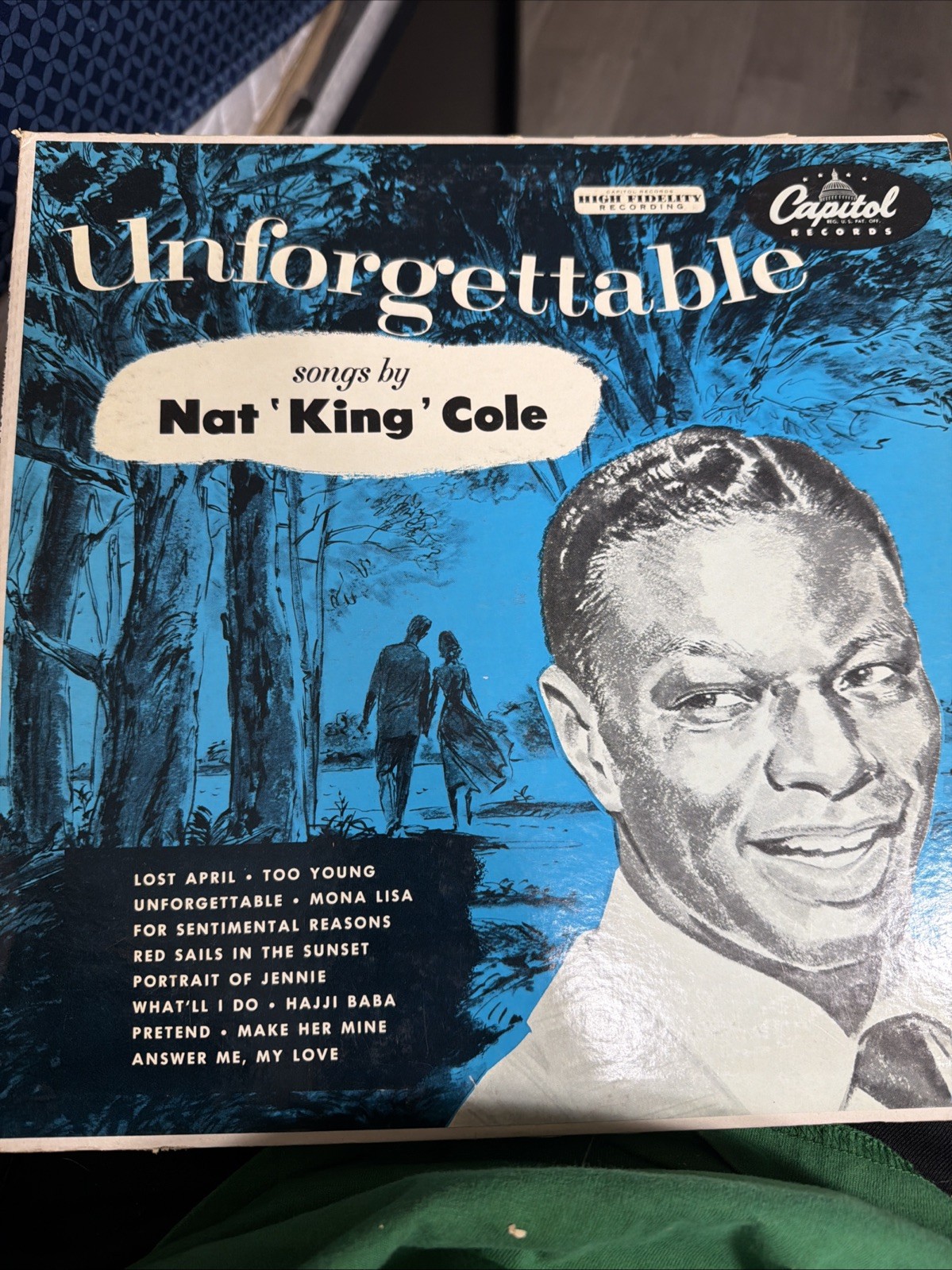 NAT KING COLE UNFORGETTABLE LP T 357 VG