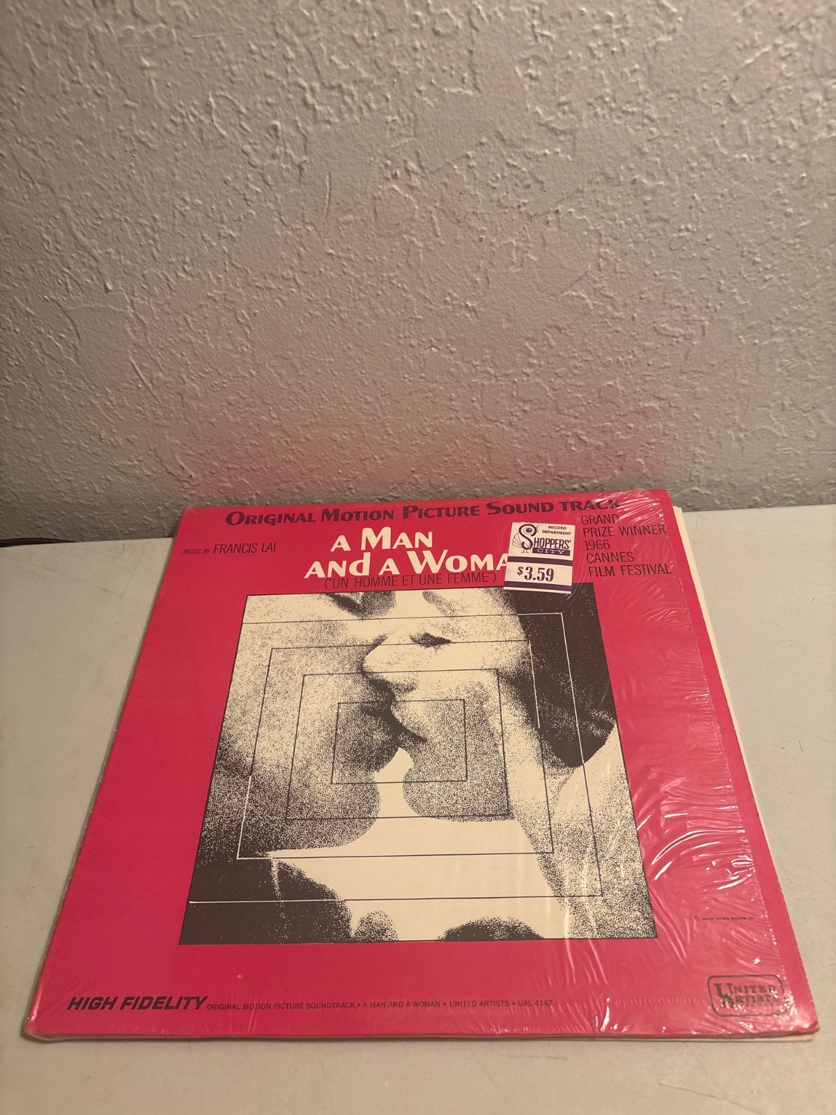 FRANCES LAI A MAN AND A WOMAN ORIGINAL SOUNDTRACK 1966 VINYL LP UAL-4147 MONO NM