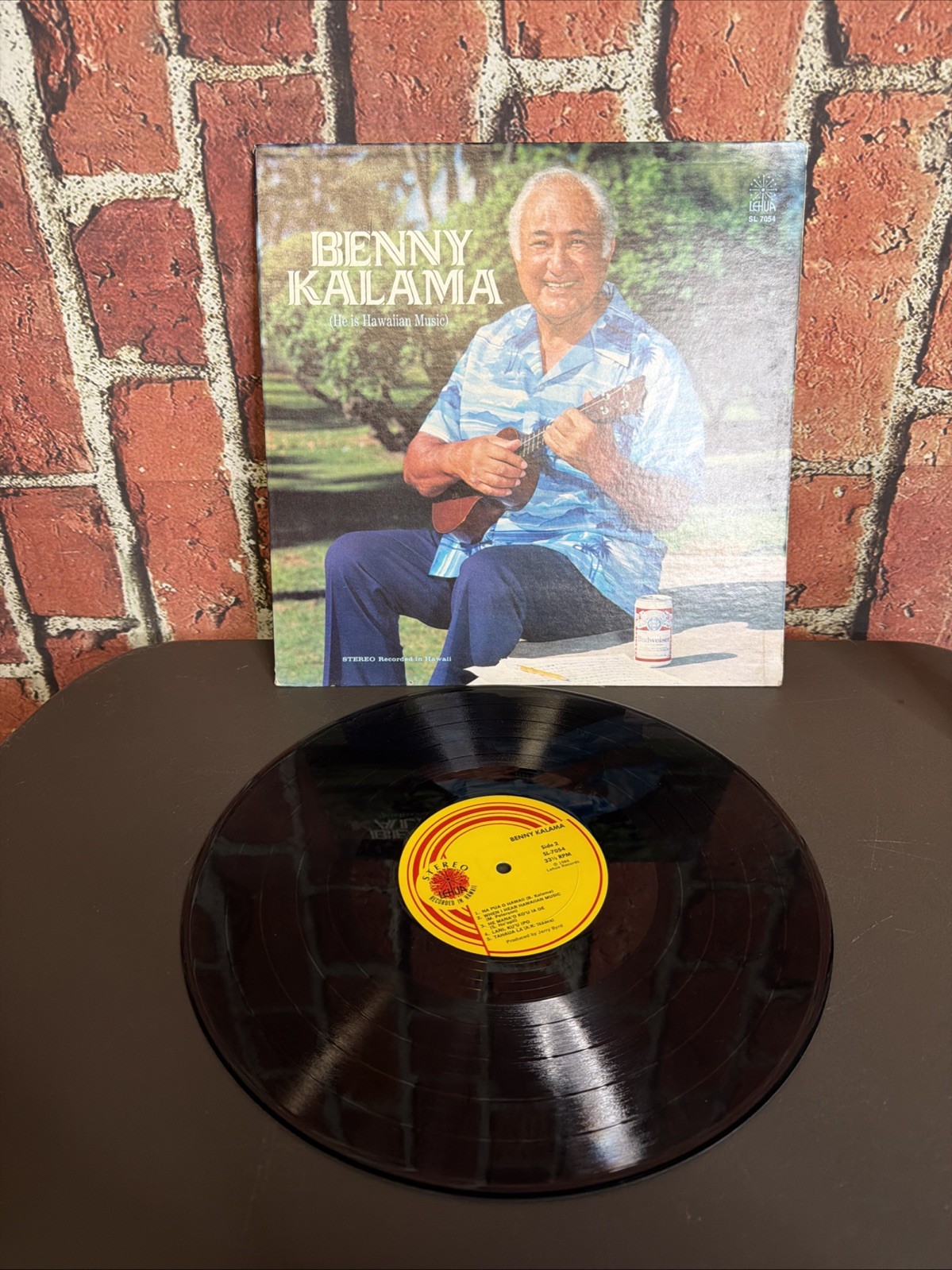 Benny Kalama He Is Hawaiian Music Vinyl LP OG US 1984 Press VG+/NM Hawaiian